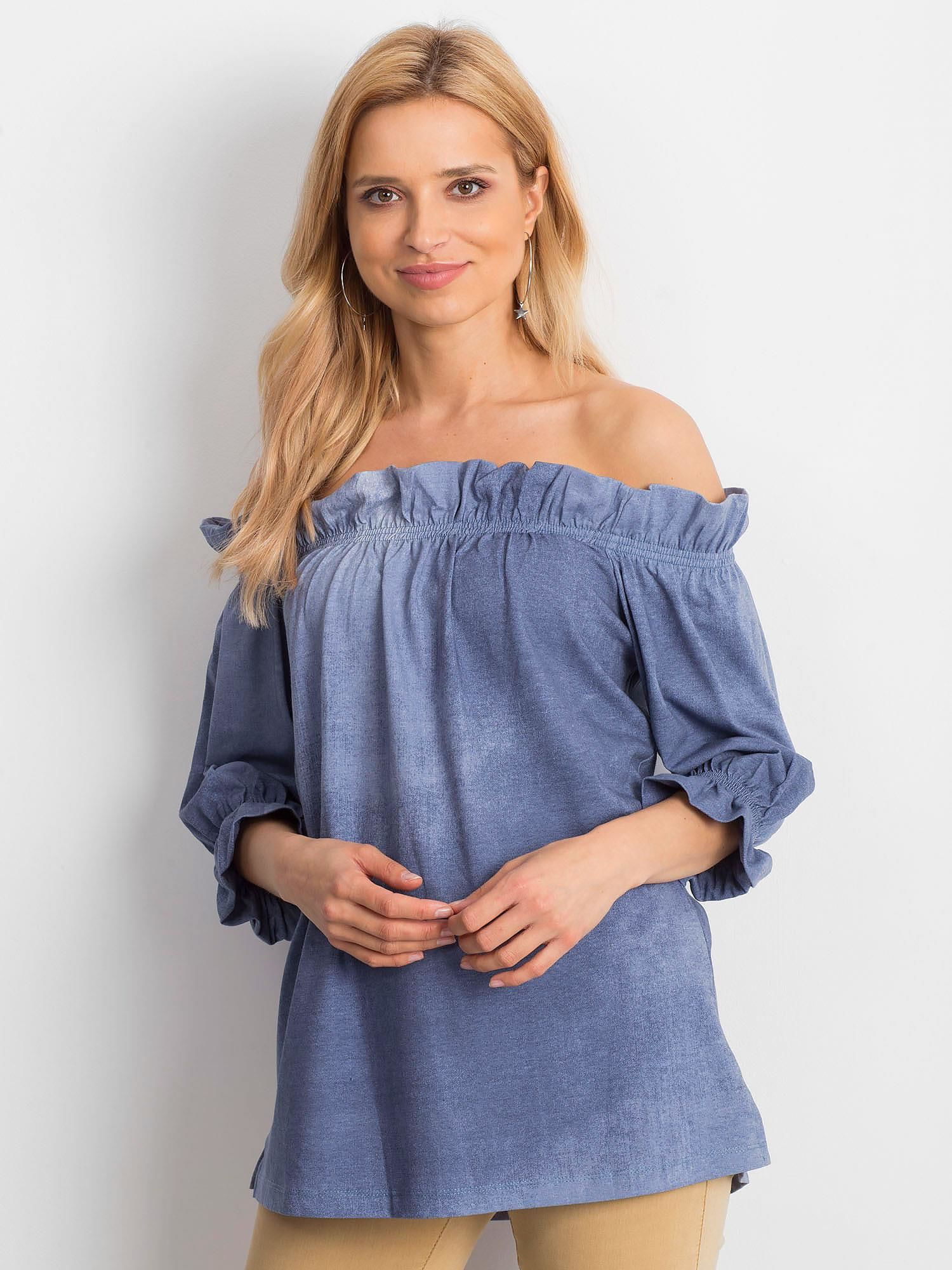 Bluzka Ciemny niebieski