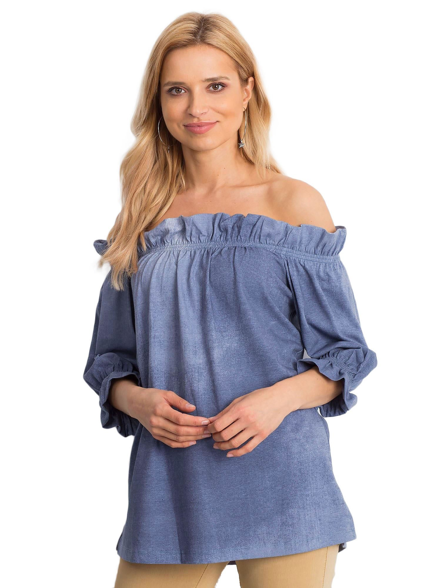 Bluzka Ciemny niebieski