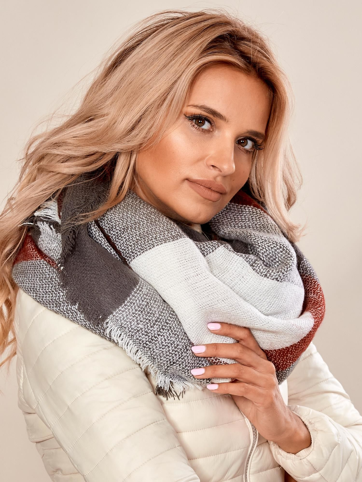 Chustka Bordowy