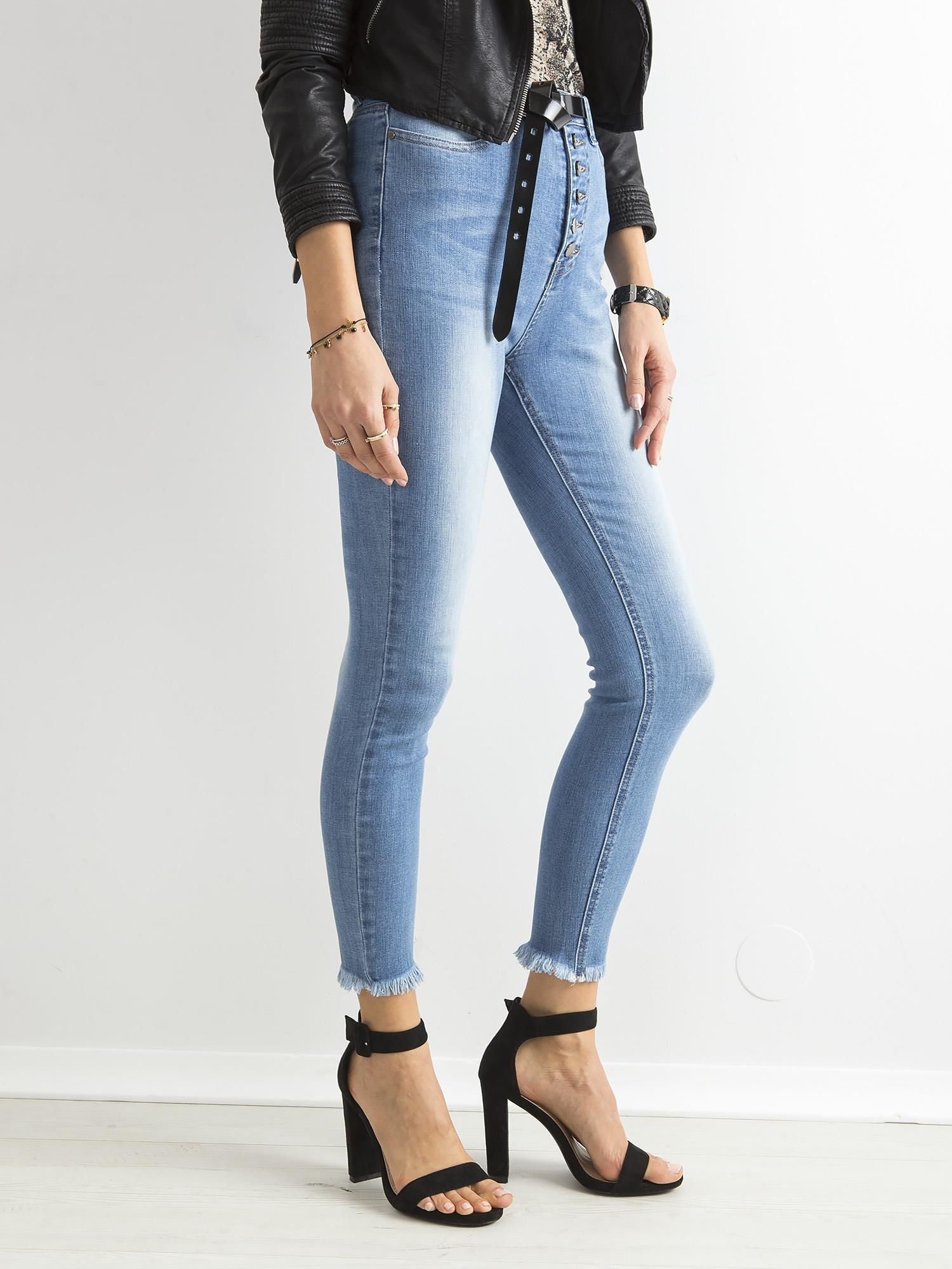 Spodnie jeans Niebieski