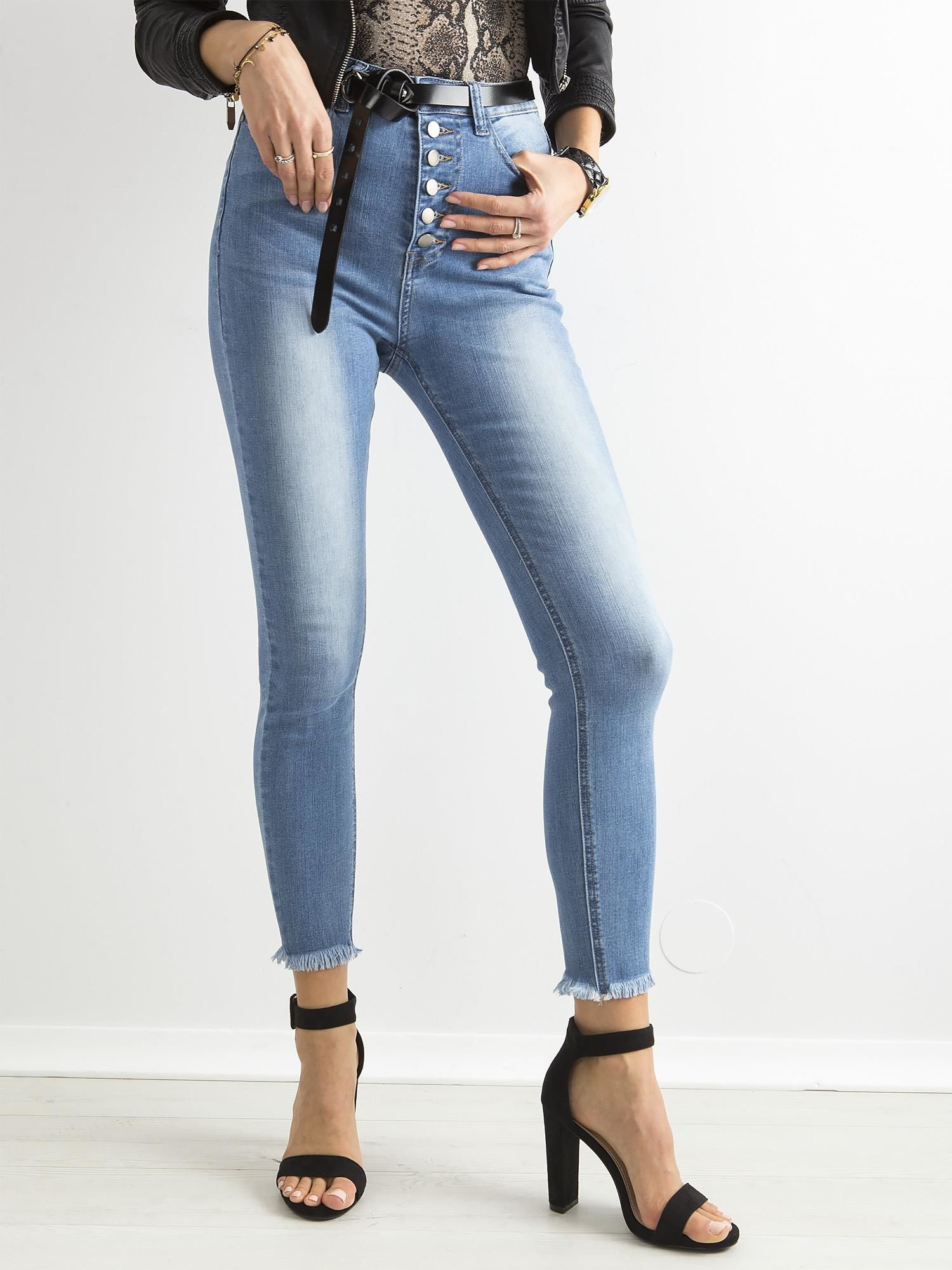Spodnie jeans Niebieski