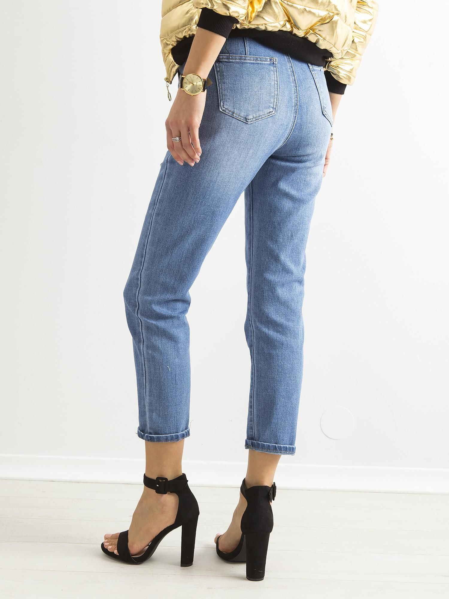 Spodnie jeans Niebieski
