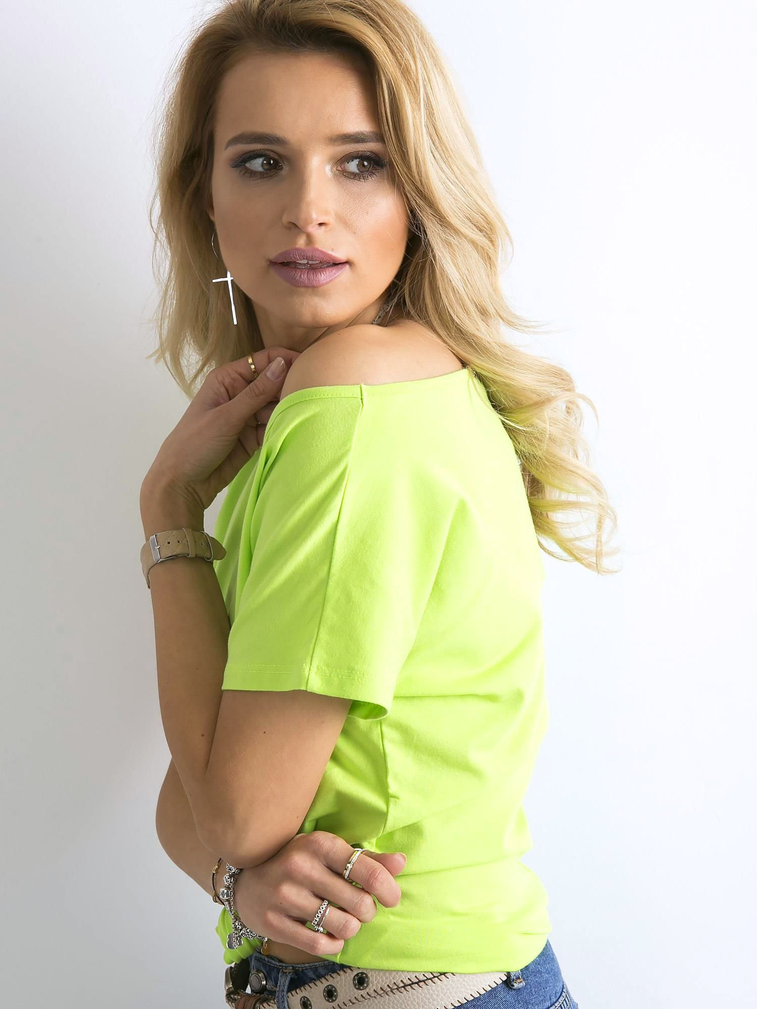 T-shirt Fluo zielony