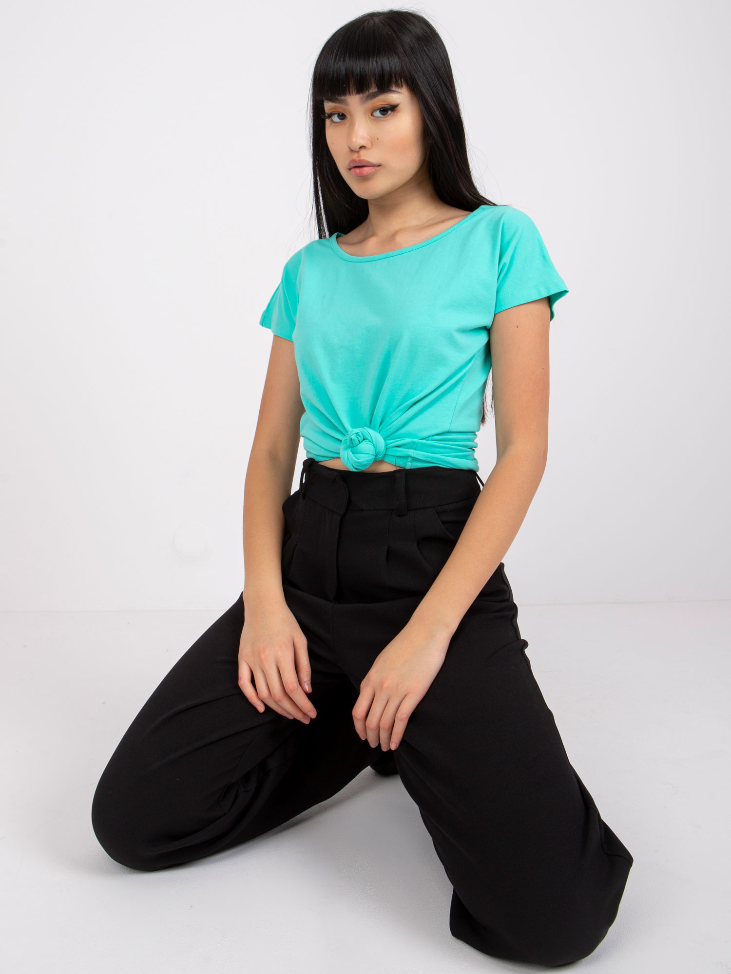 T-shirt Turkusowy