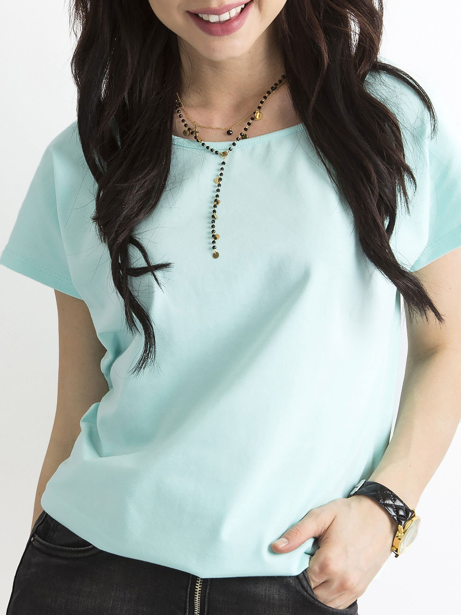 T-shirt Mietowy