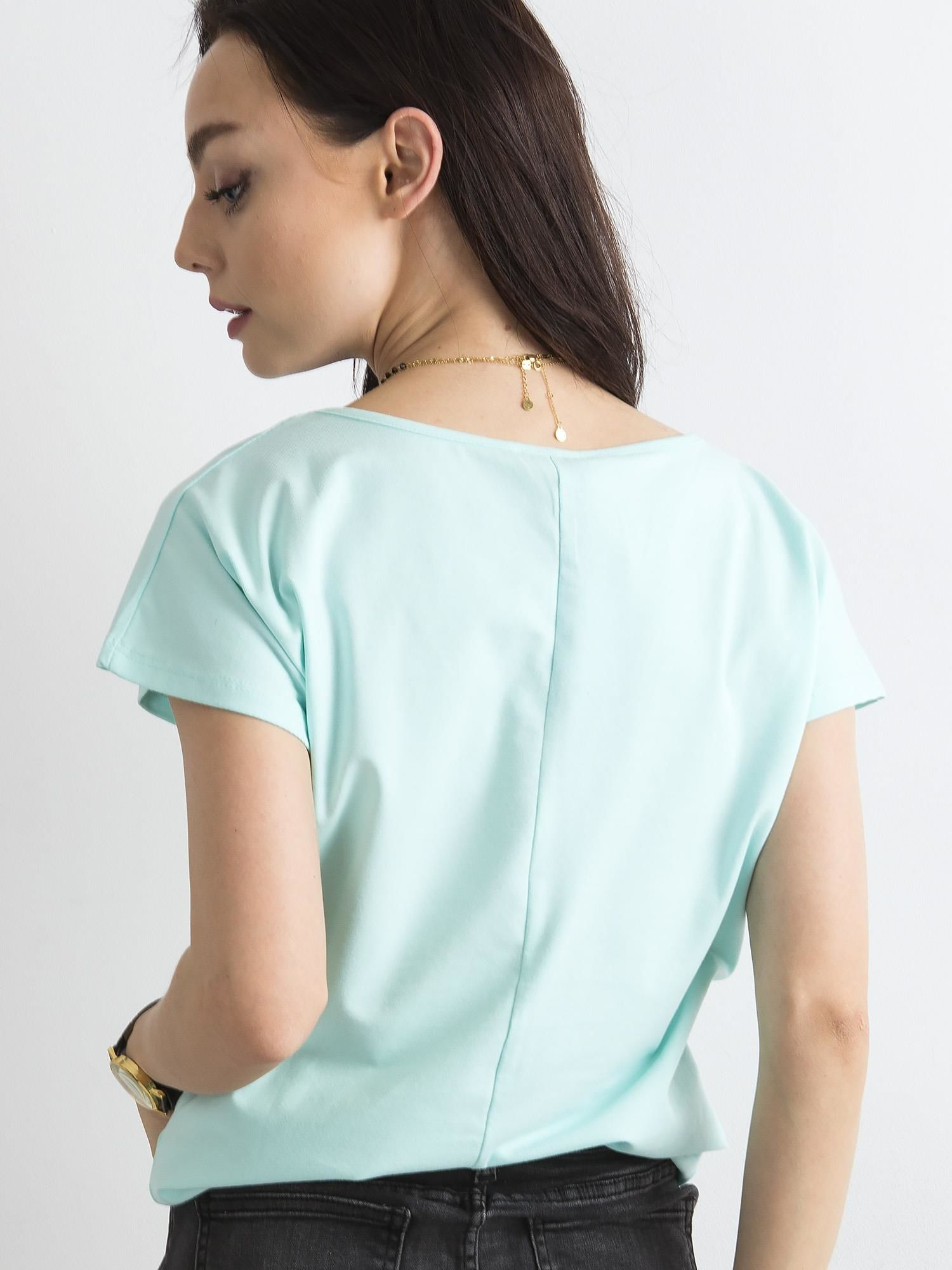 T-shirt Mietowy