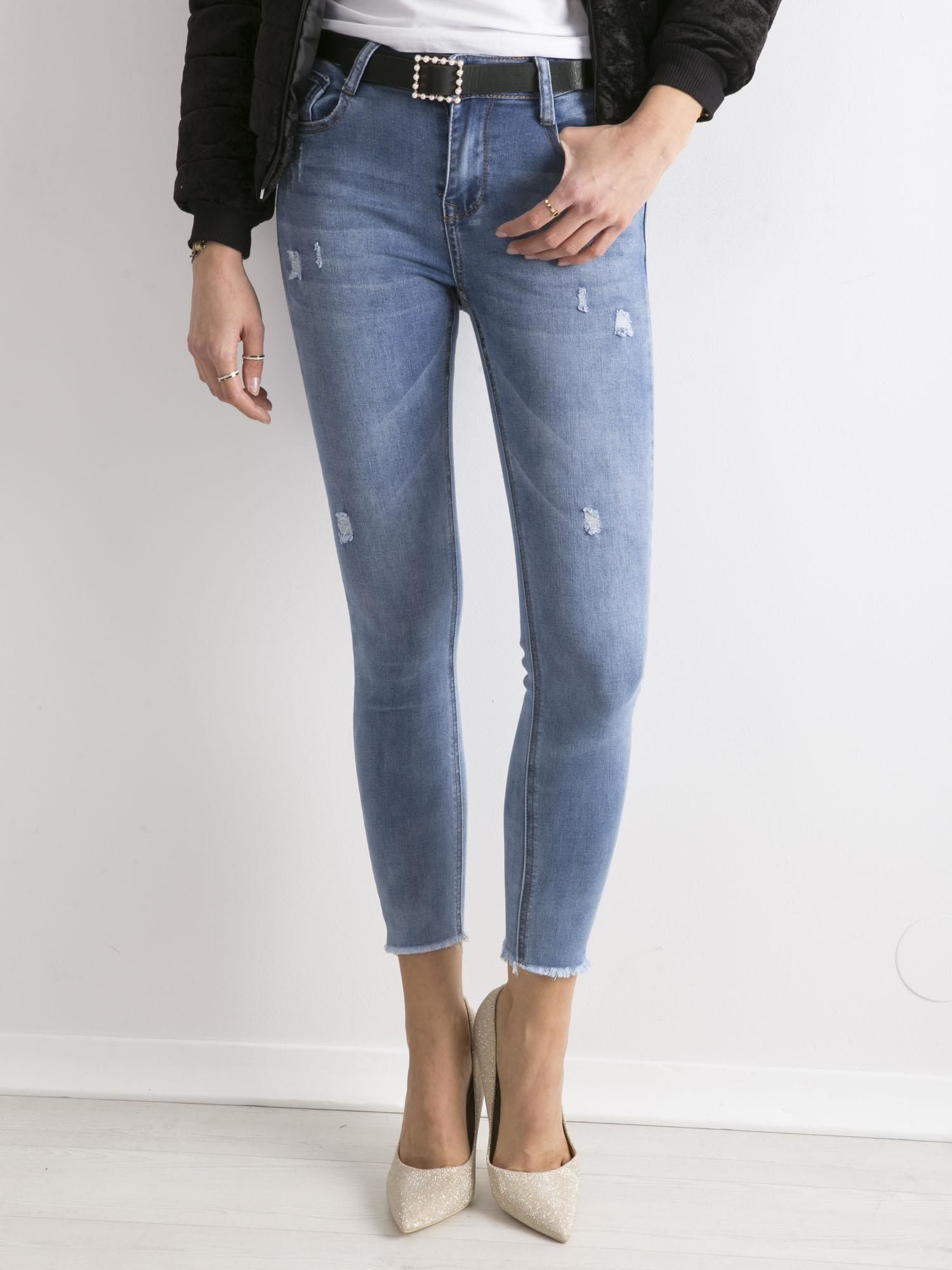 Spodnie jeans Niebieski