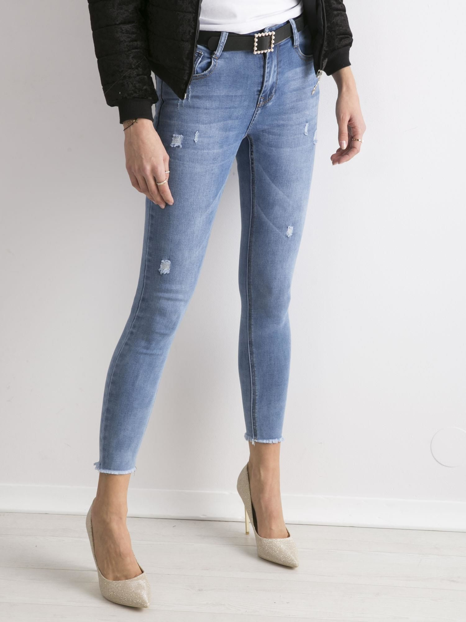 Spodnie jeans Niebieski