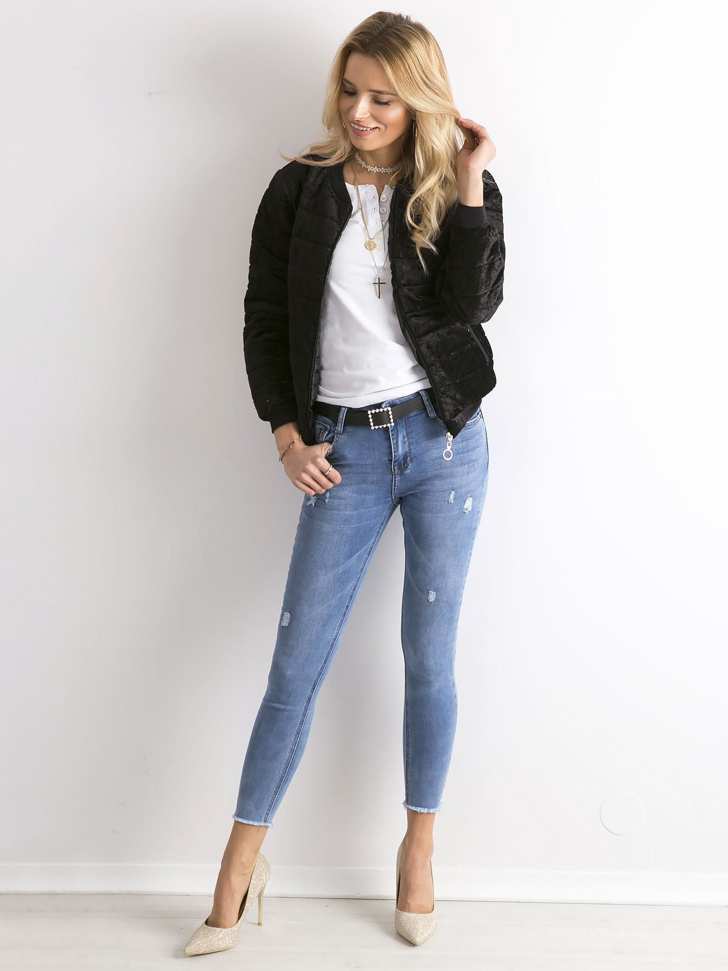 Spodnie jeans Niebieski