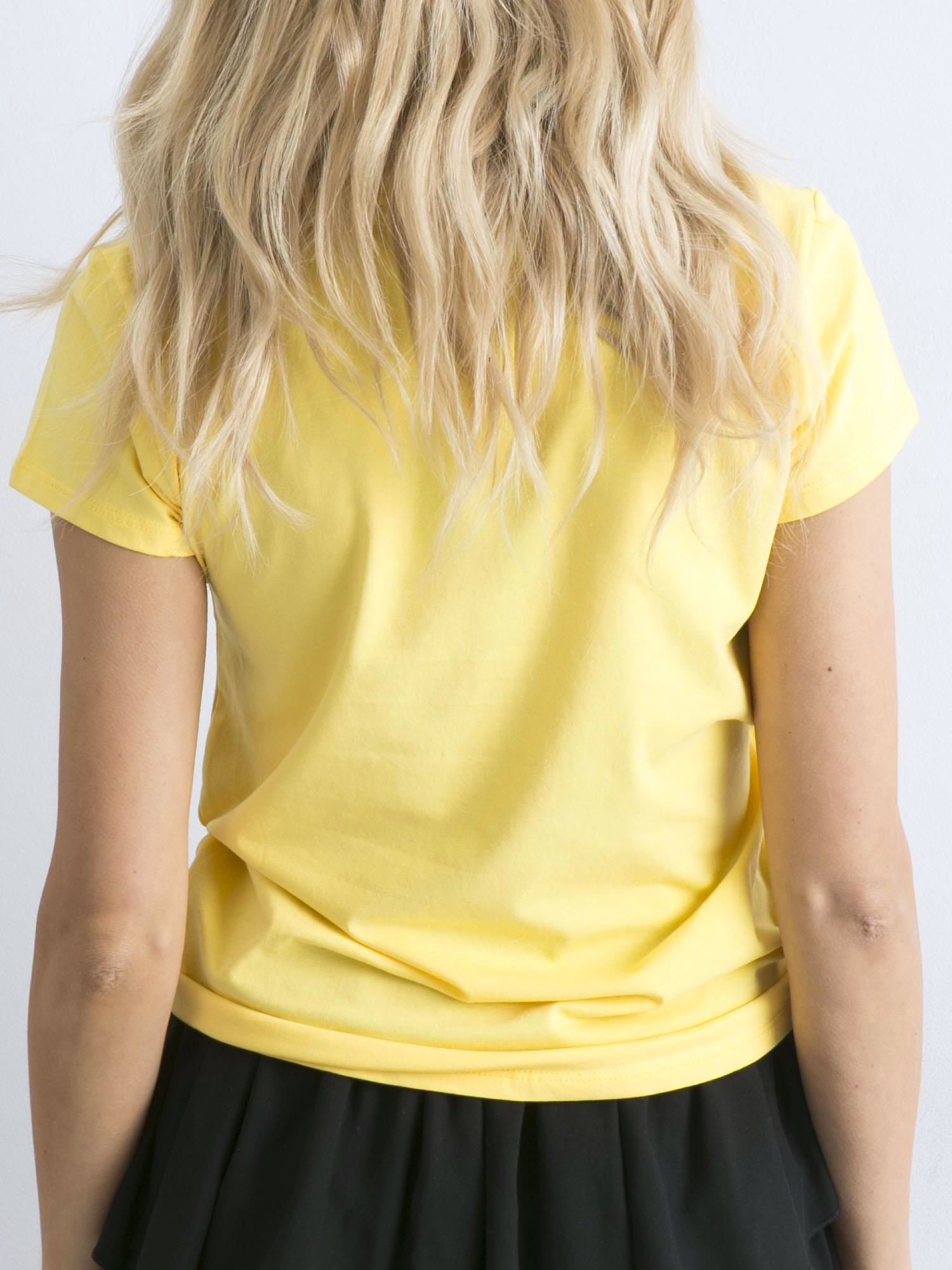 T-shirt żółty