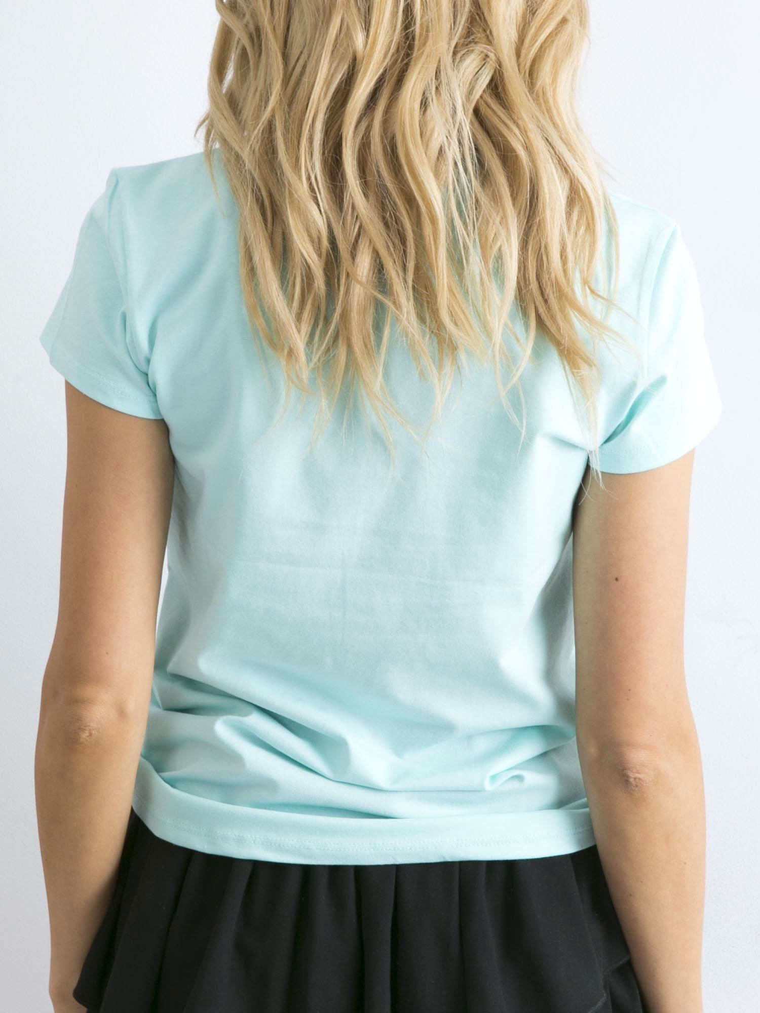 T-shirt Mietowy