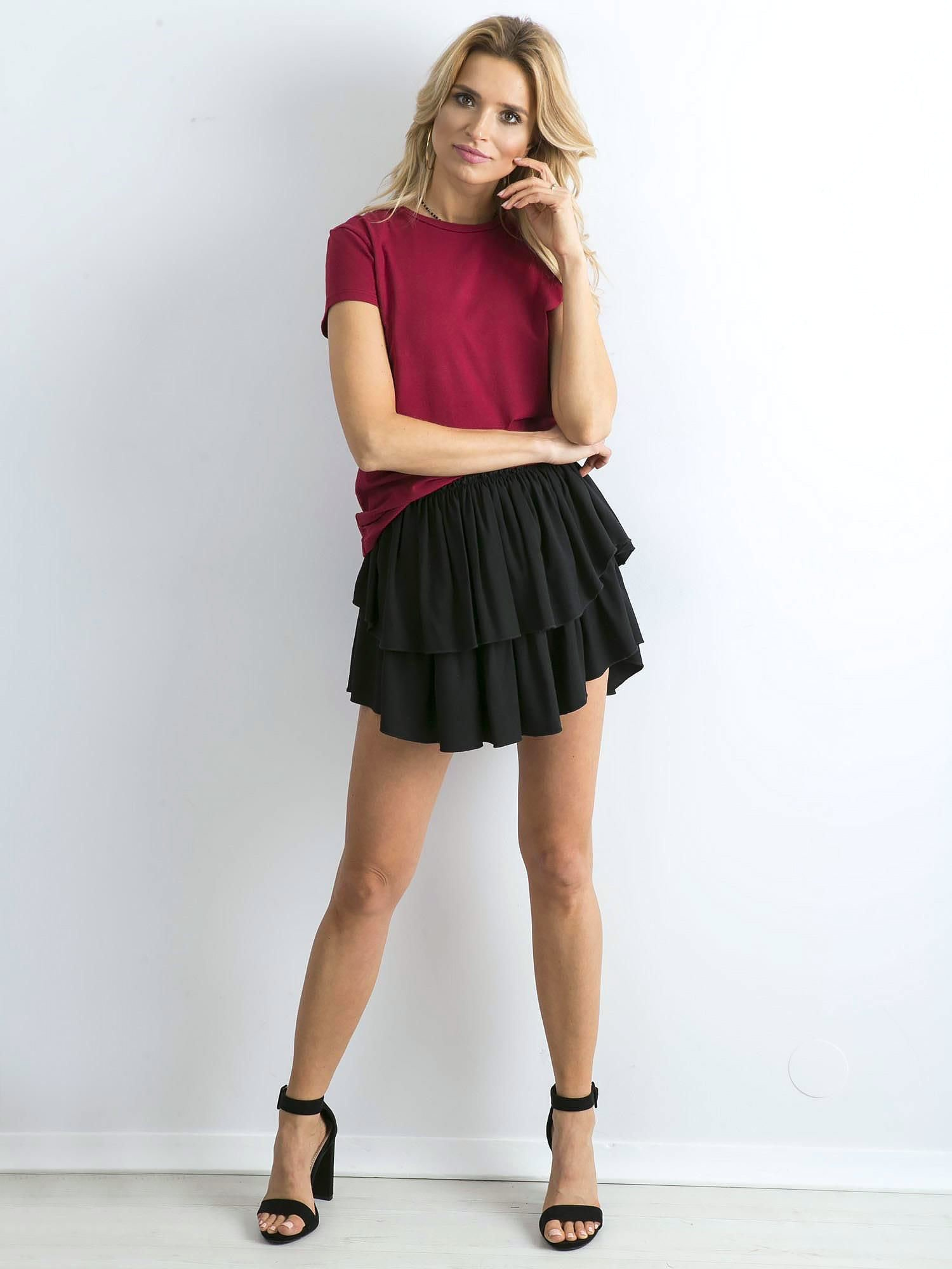 T-shirt Bordowy