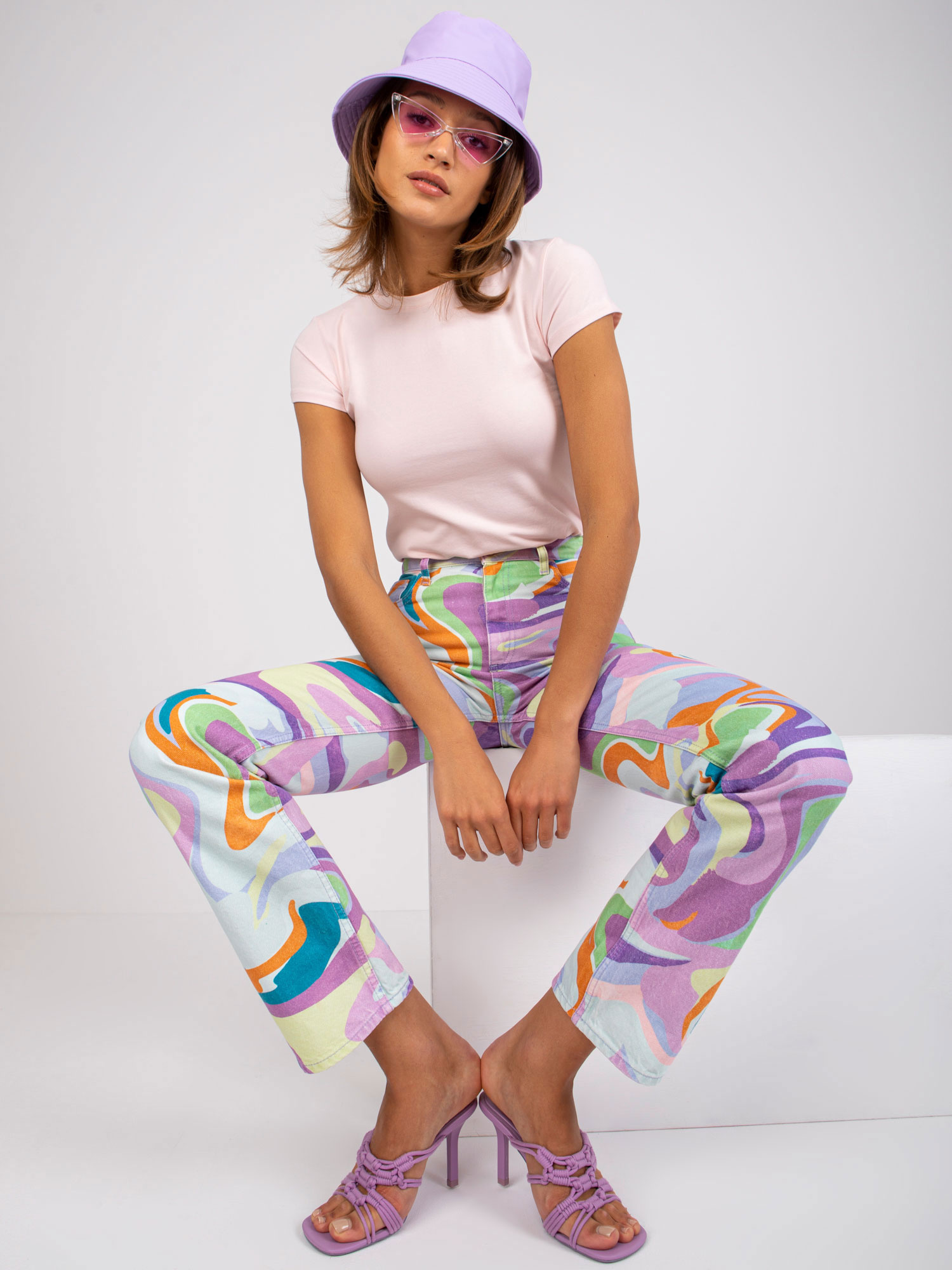 T-shirt Jasny różowy