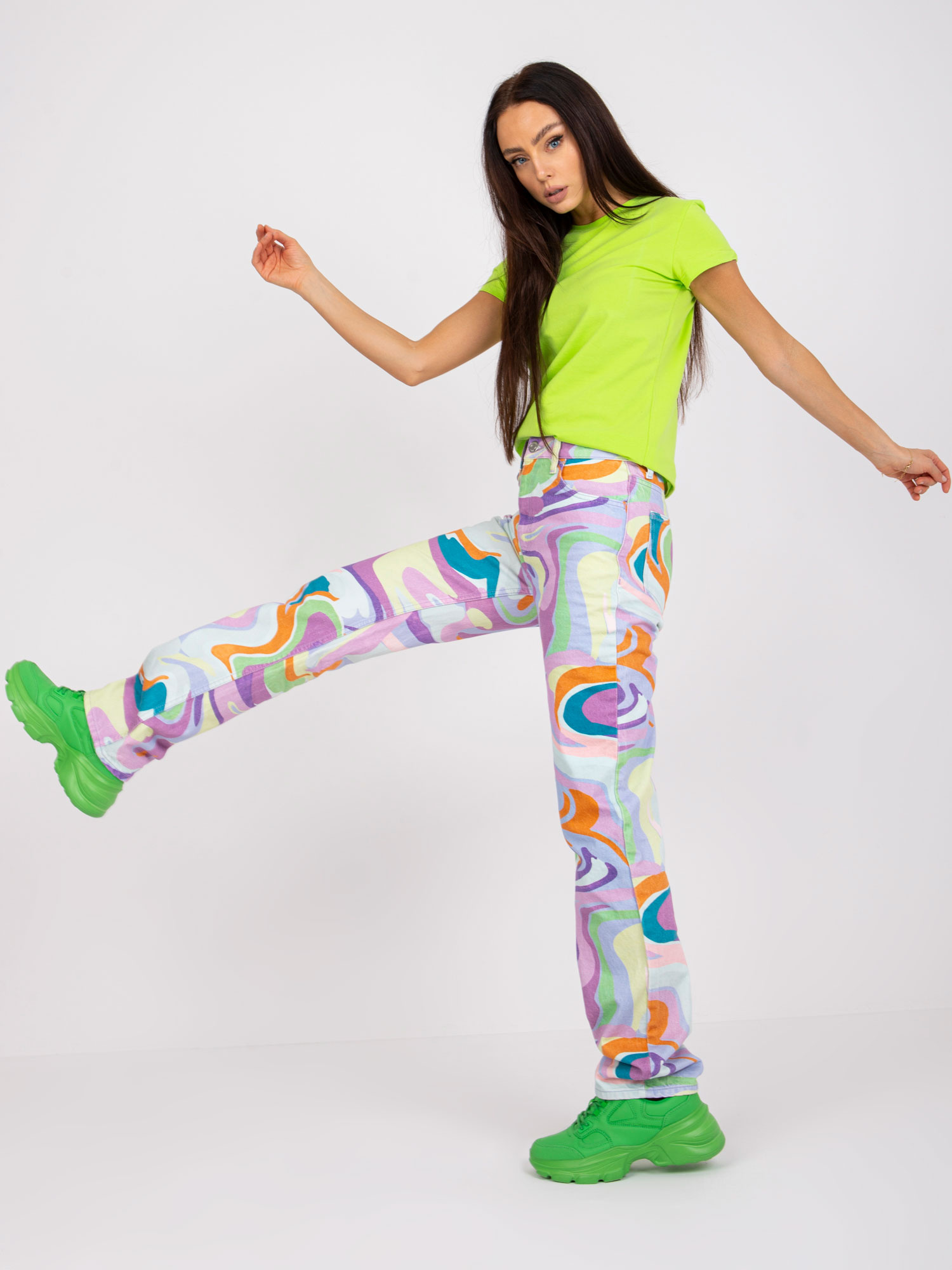 T-shirt Fluo zielony