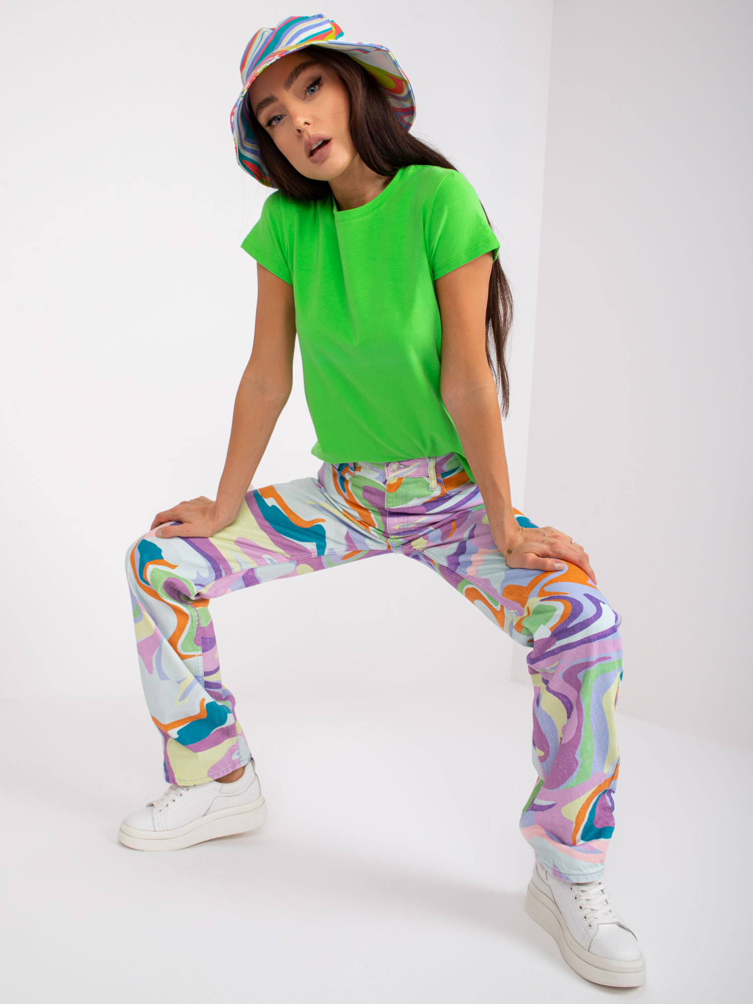 T-shirt Jasny zielony