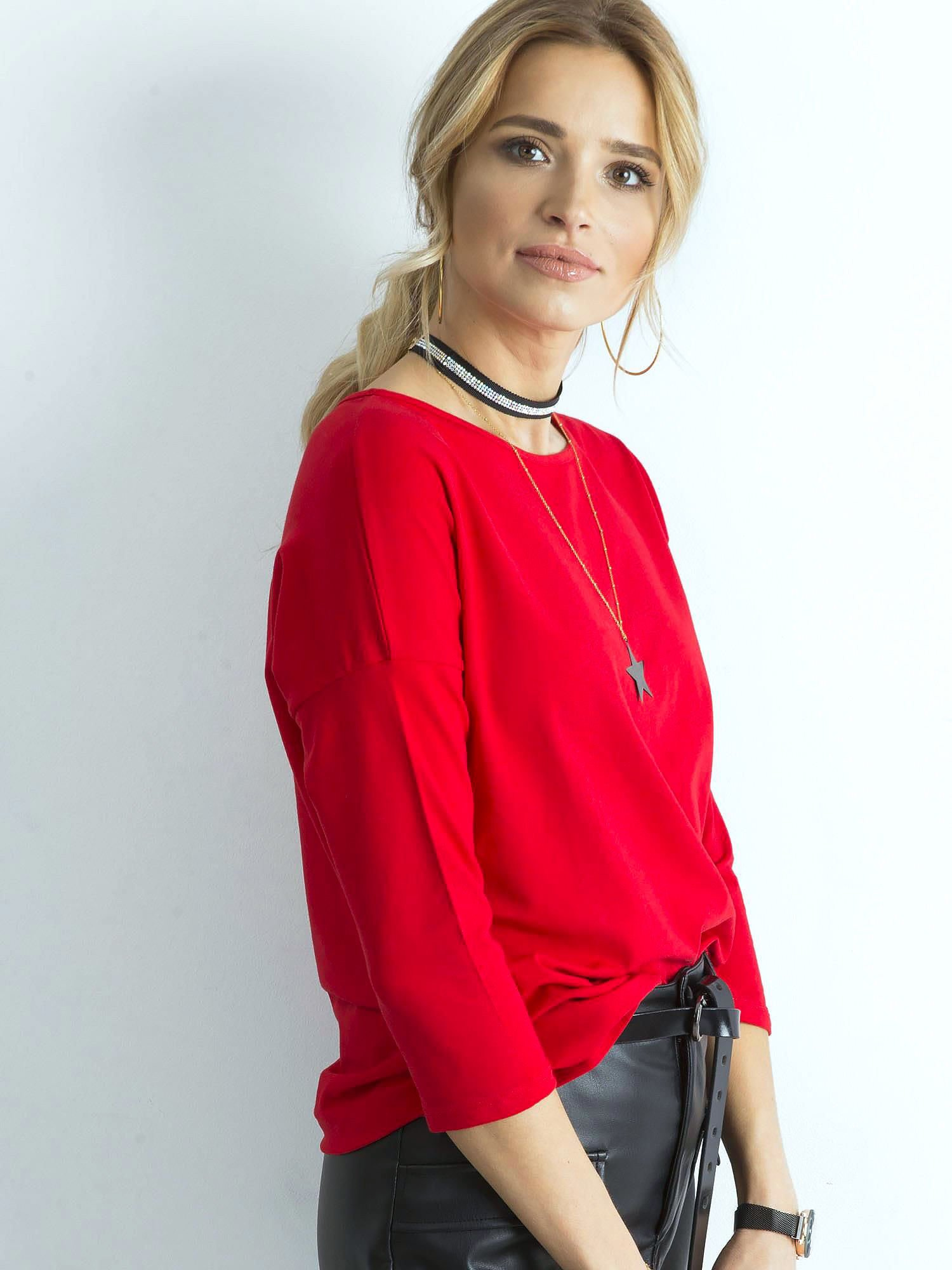 Bluzka Czerwony