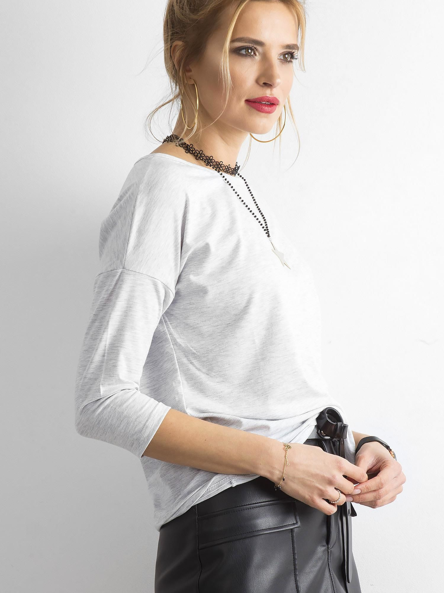 Bluzka Jasny szary