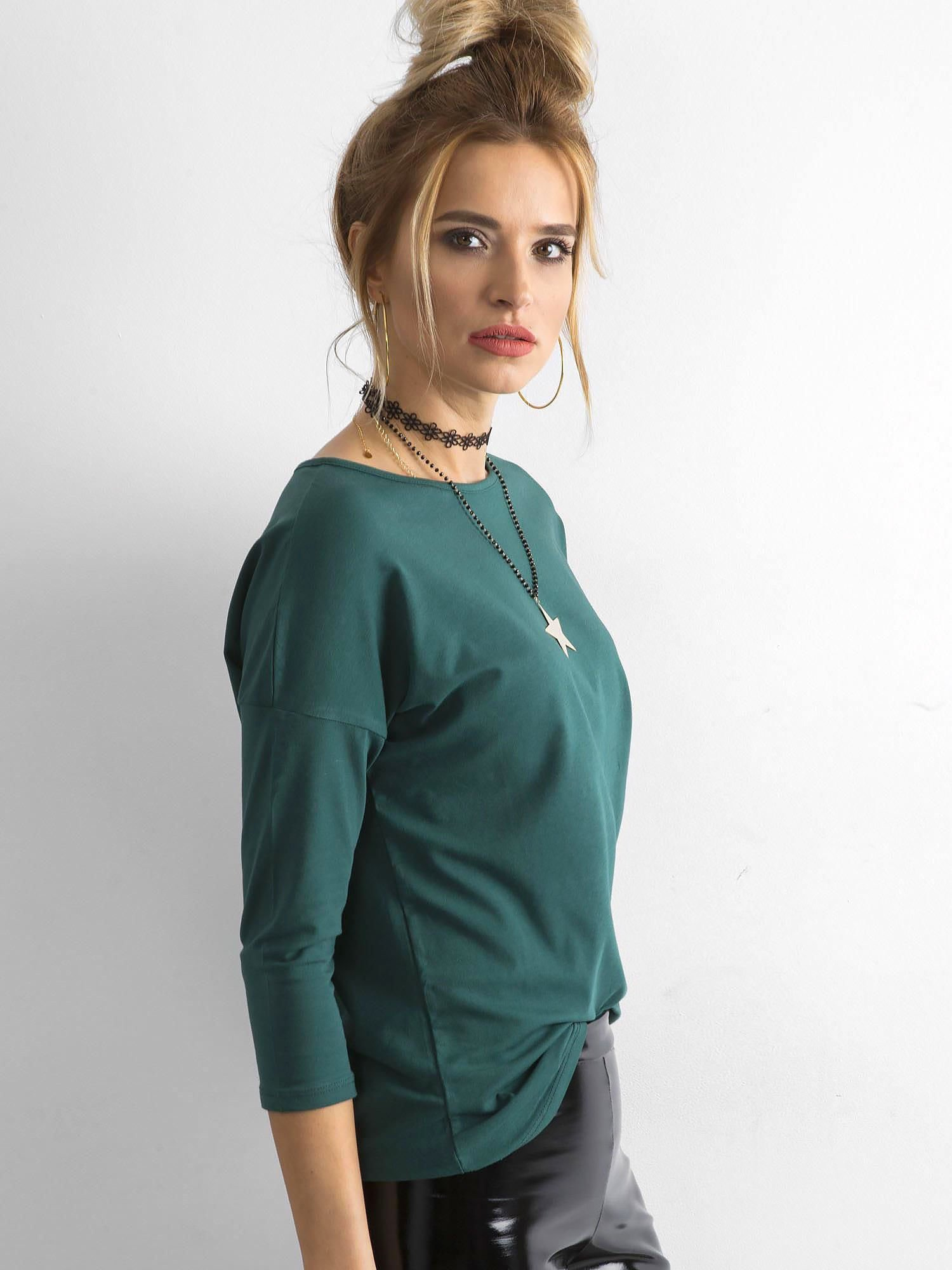 Bluzka Ciemny zielony
