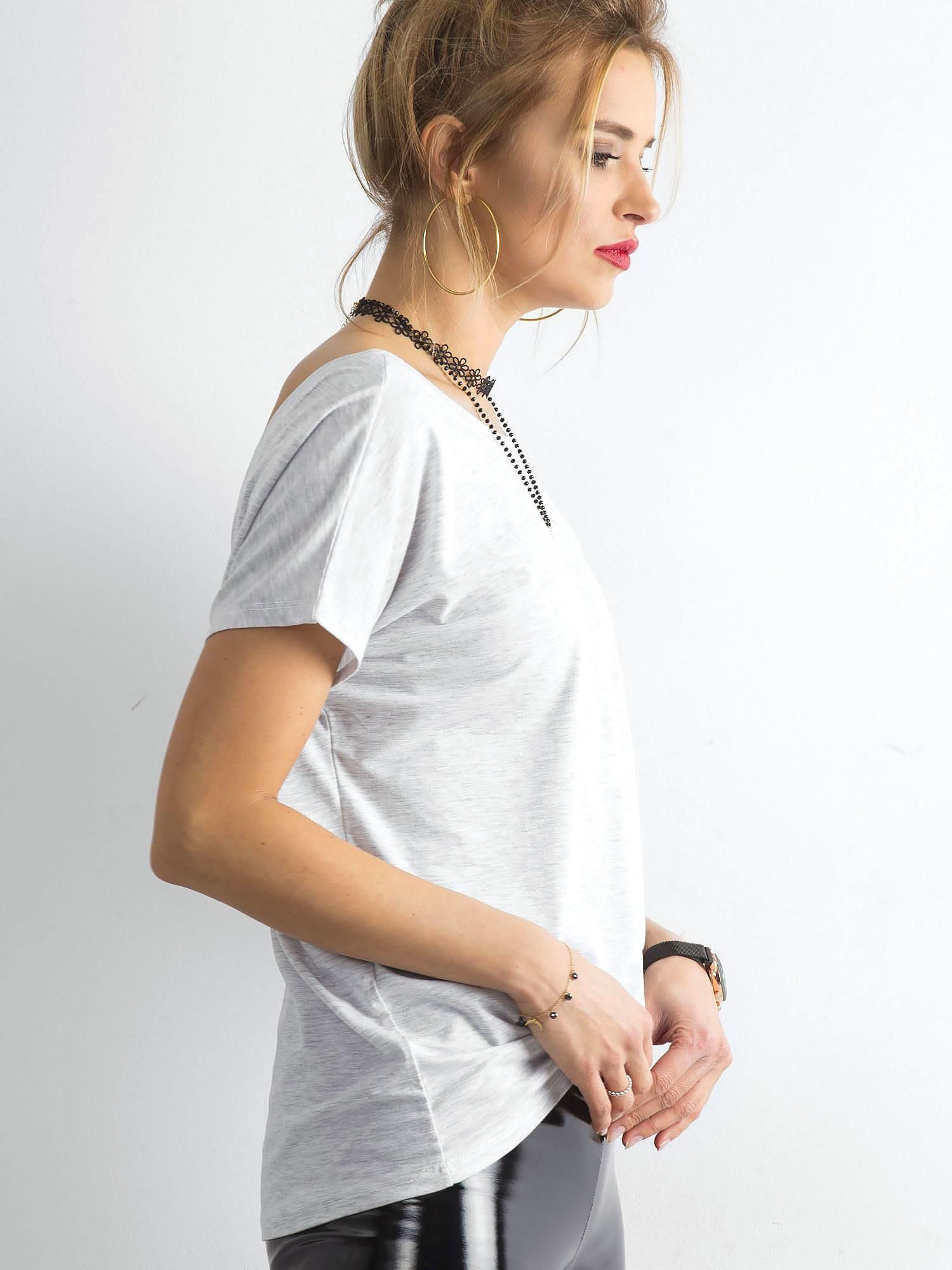 T-shirt Jasny szary