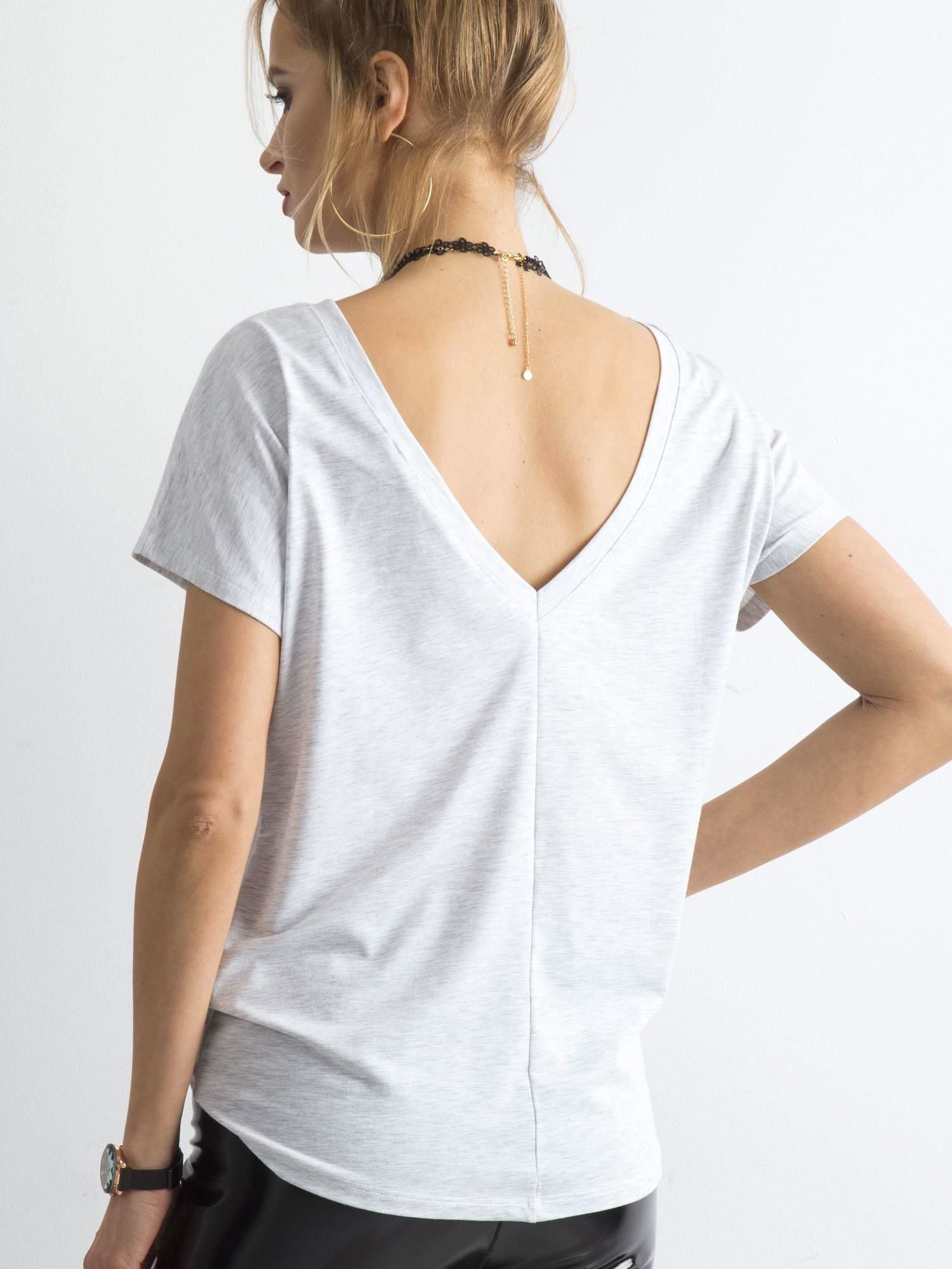 T-shirt Jasny szary