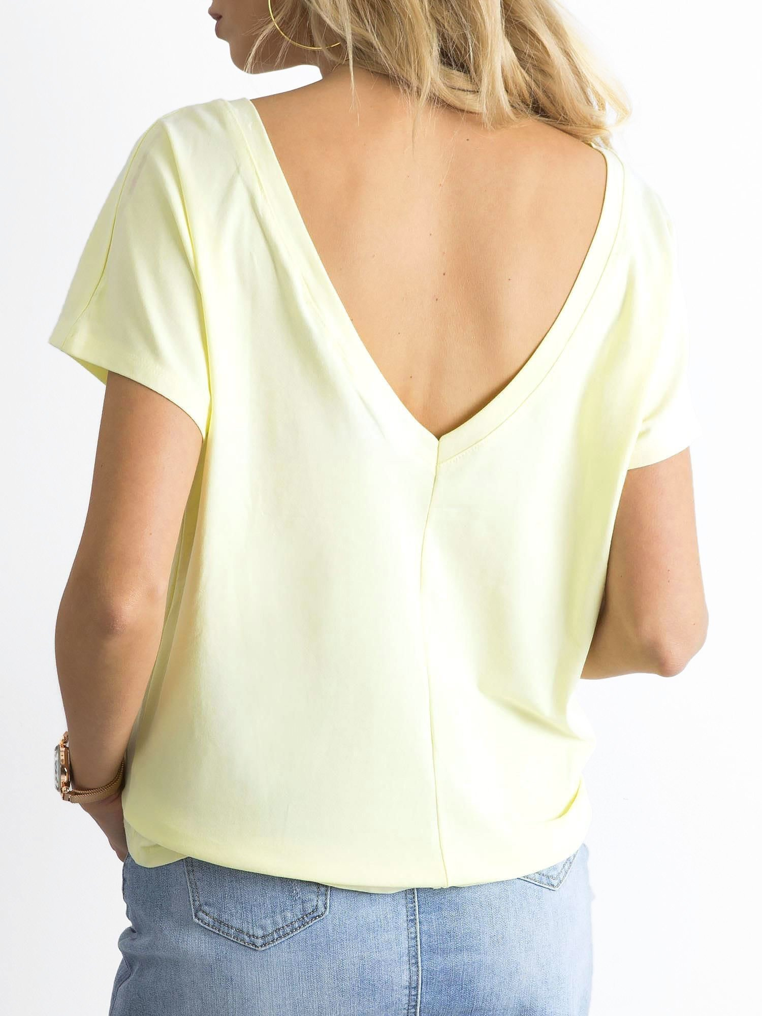 T-shirt Jasny żółty