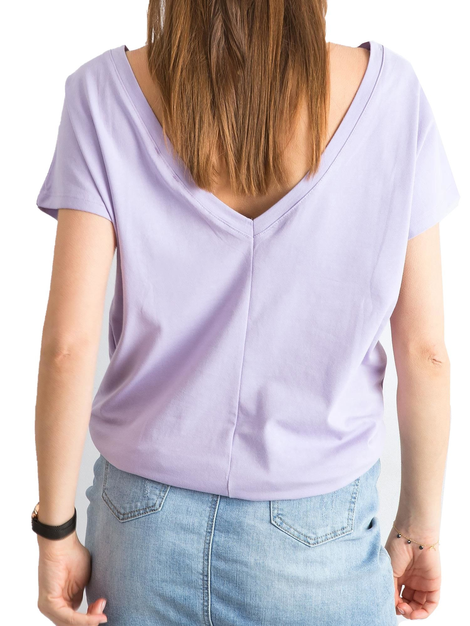 T-shirt Jasny fioletowy