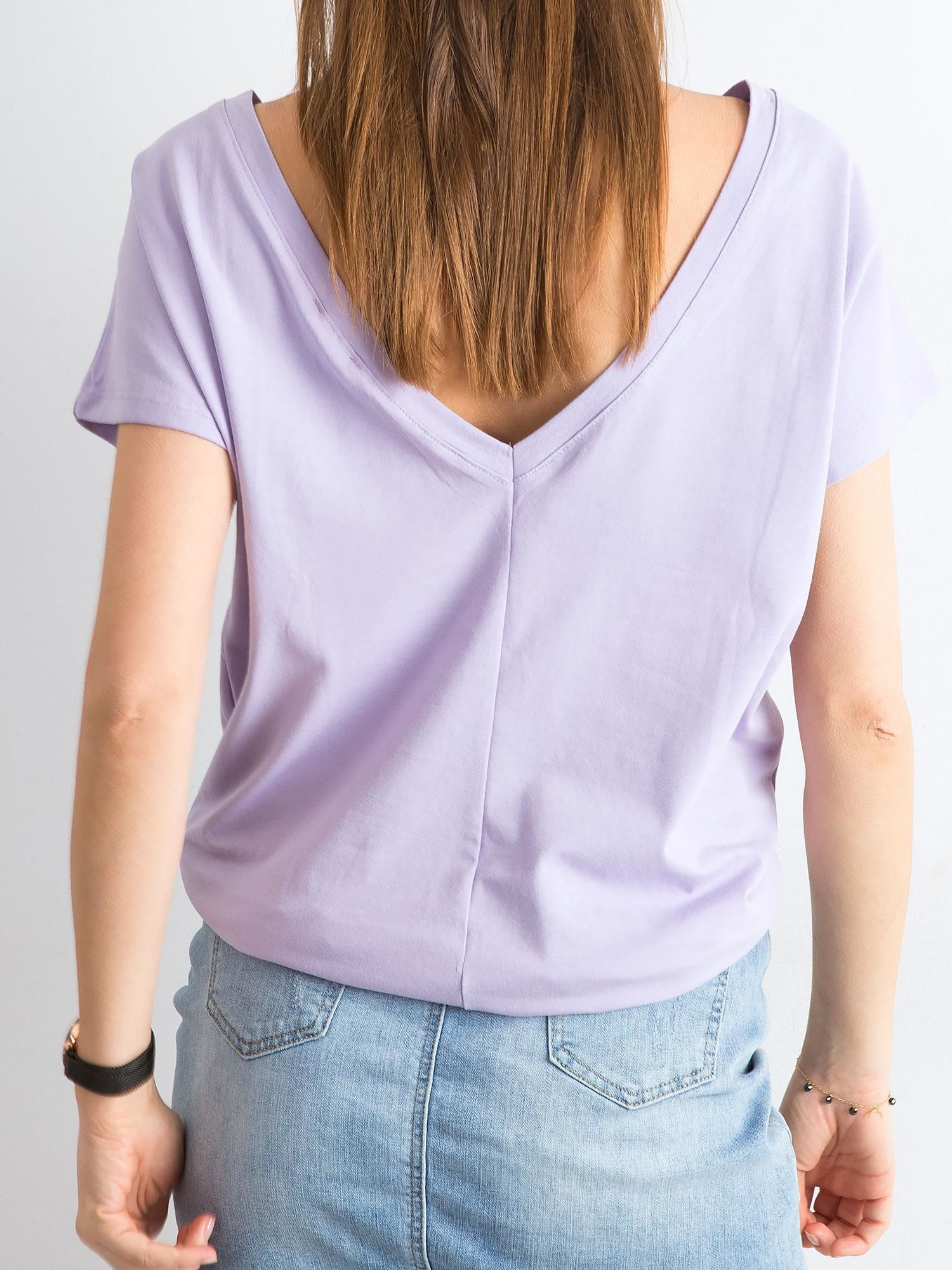T-shirt Jasny fioletowy