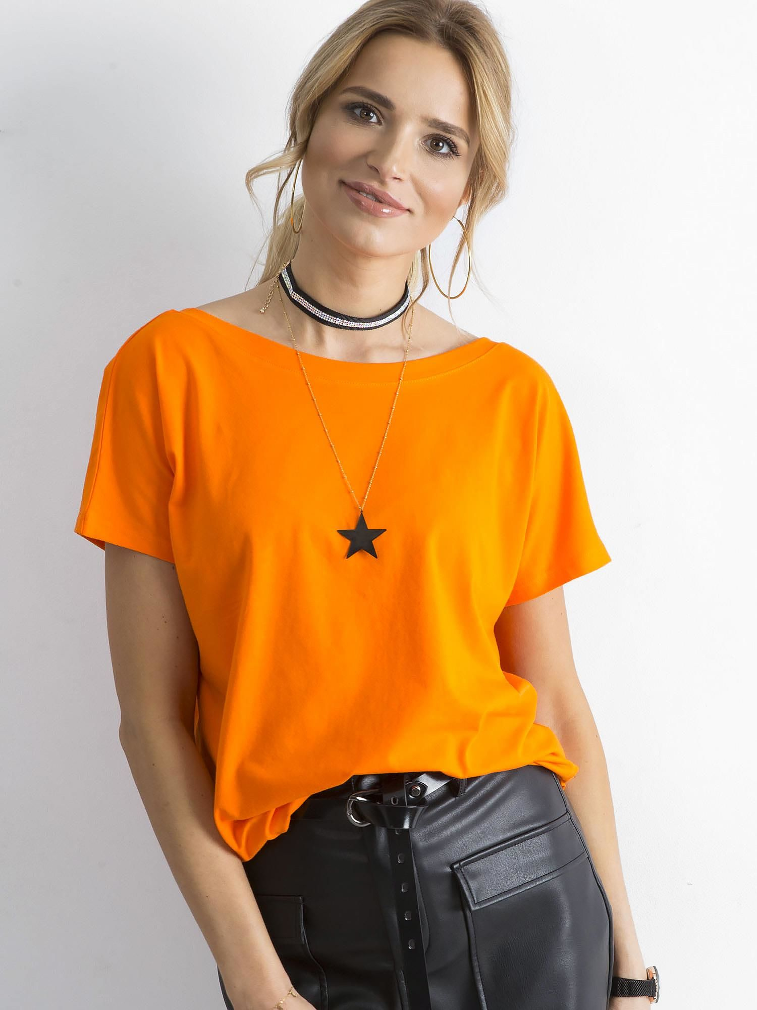 T-shirt Pomarańczowy