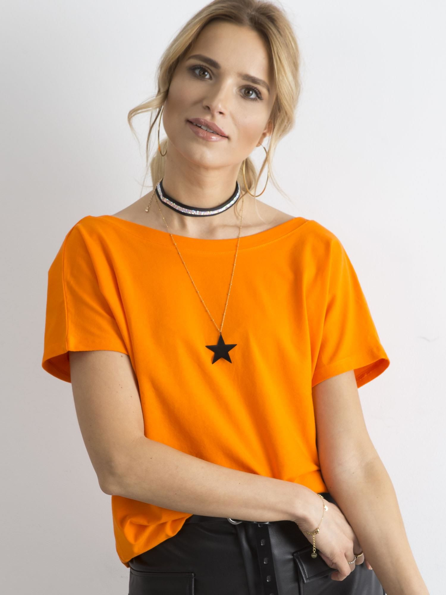 T-shirt Pomarańczowy