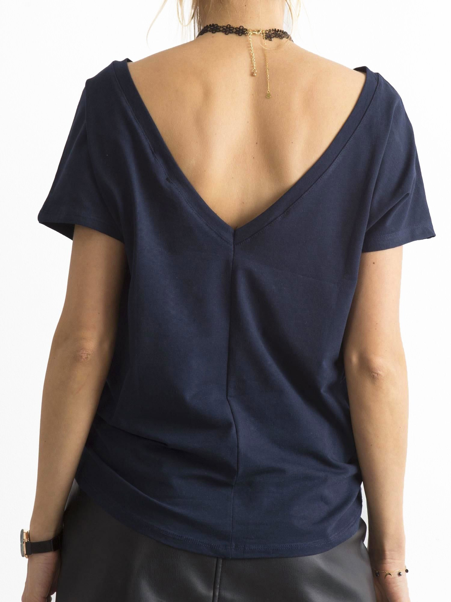 T-shirt Granatowy