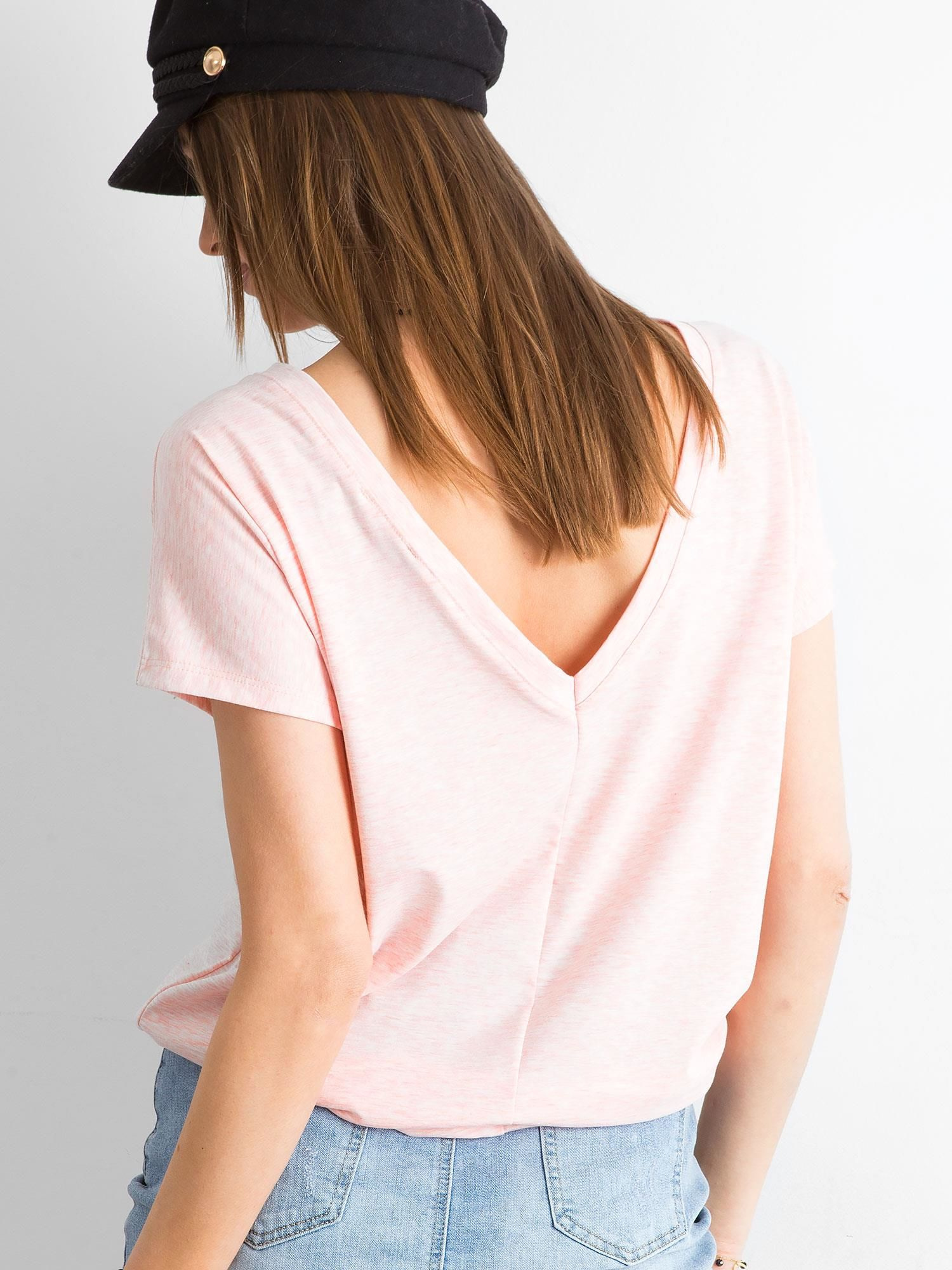 T-shirt Jasny różowy