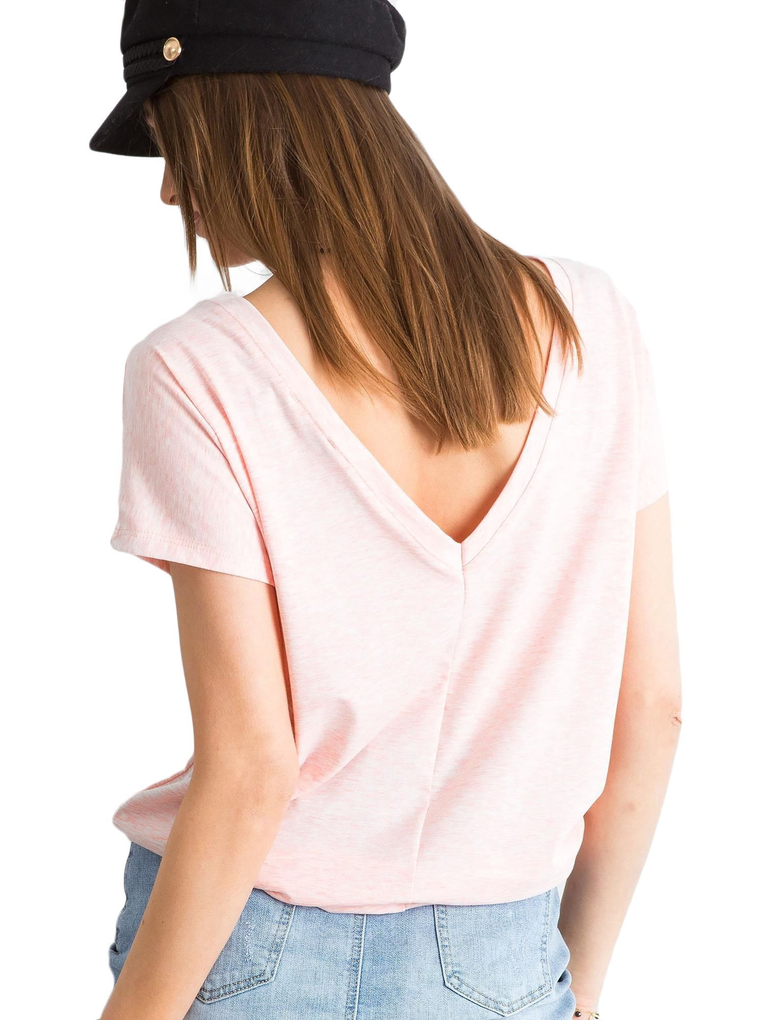 T-shirt Jasny różowy
