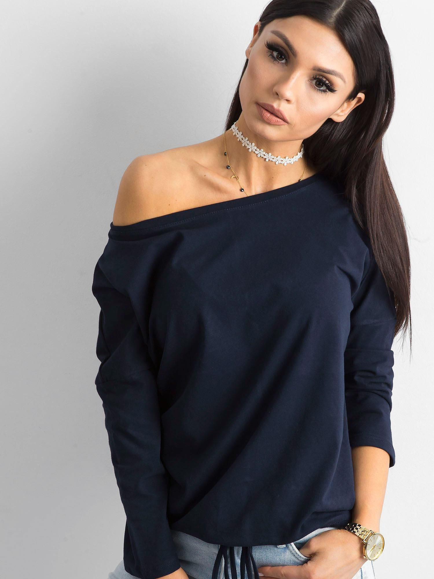Bluzka Granatowy
