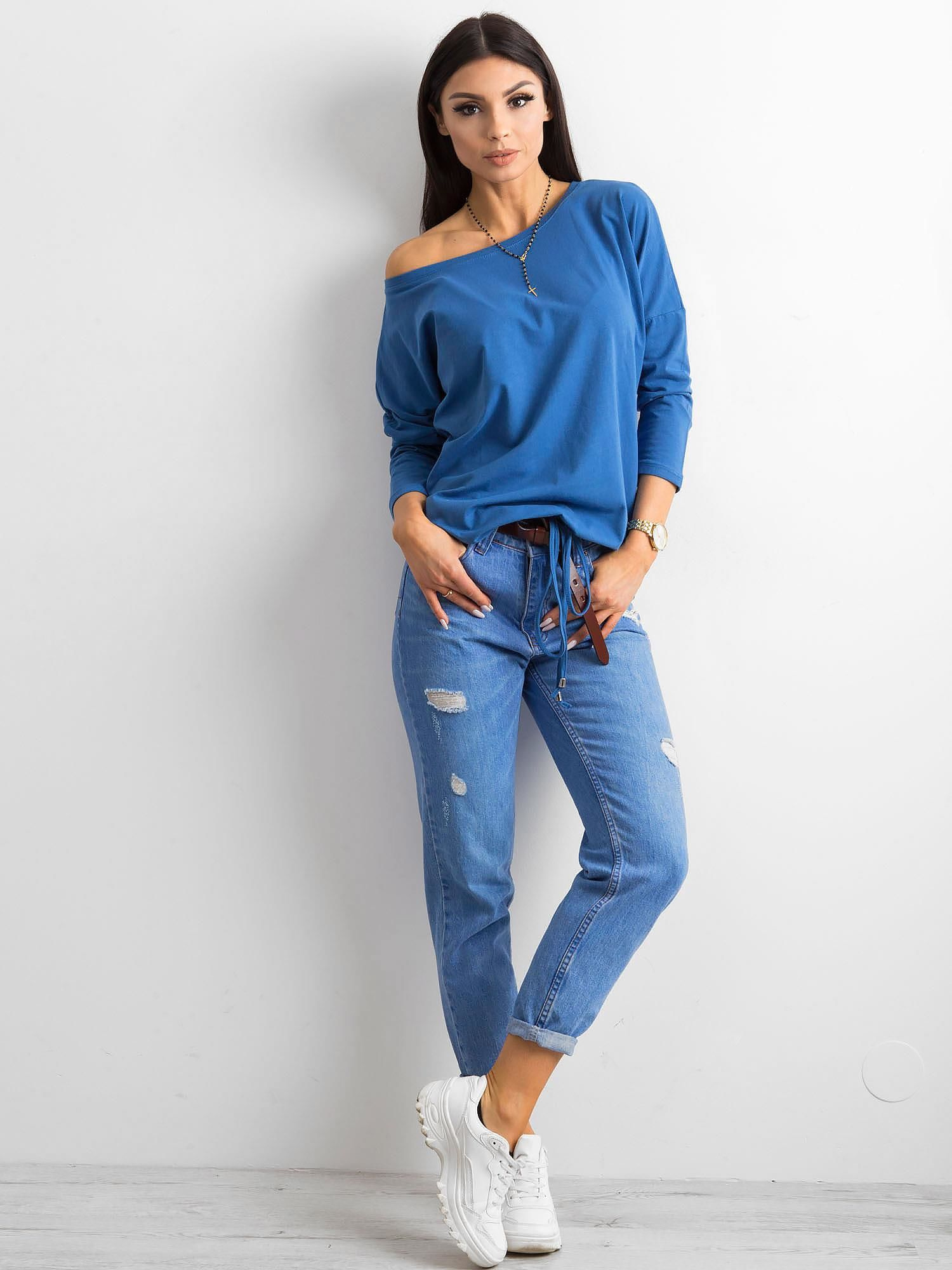 Bluzka Ciemny niebieski