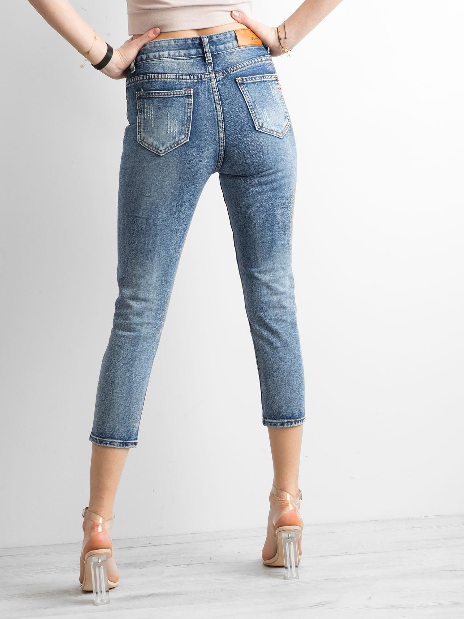 Spodnie jeans Niebieski