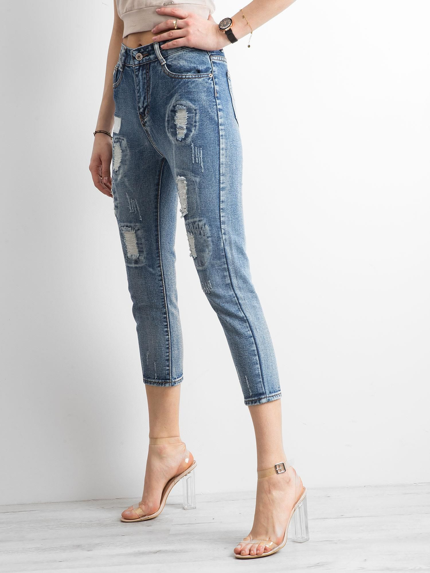 Spodnie jeans Niebieski