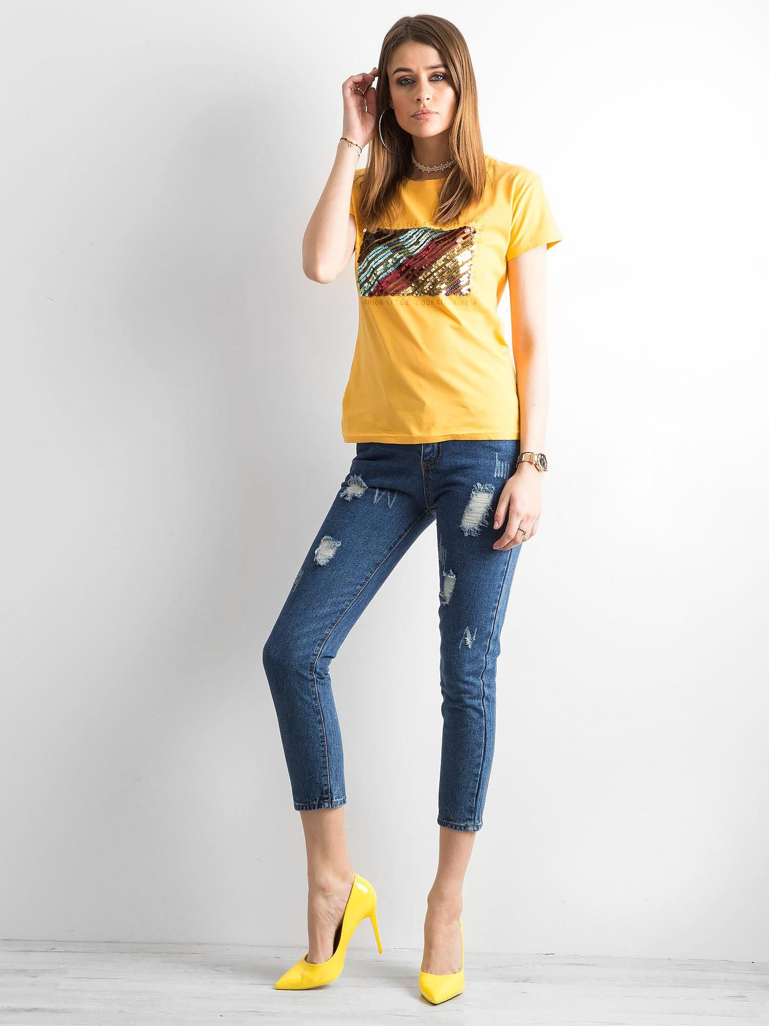 Spodnie jeans Ciemny niebieski