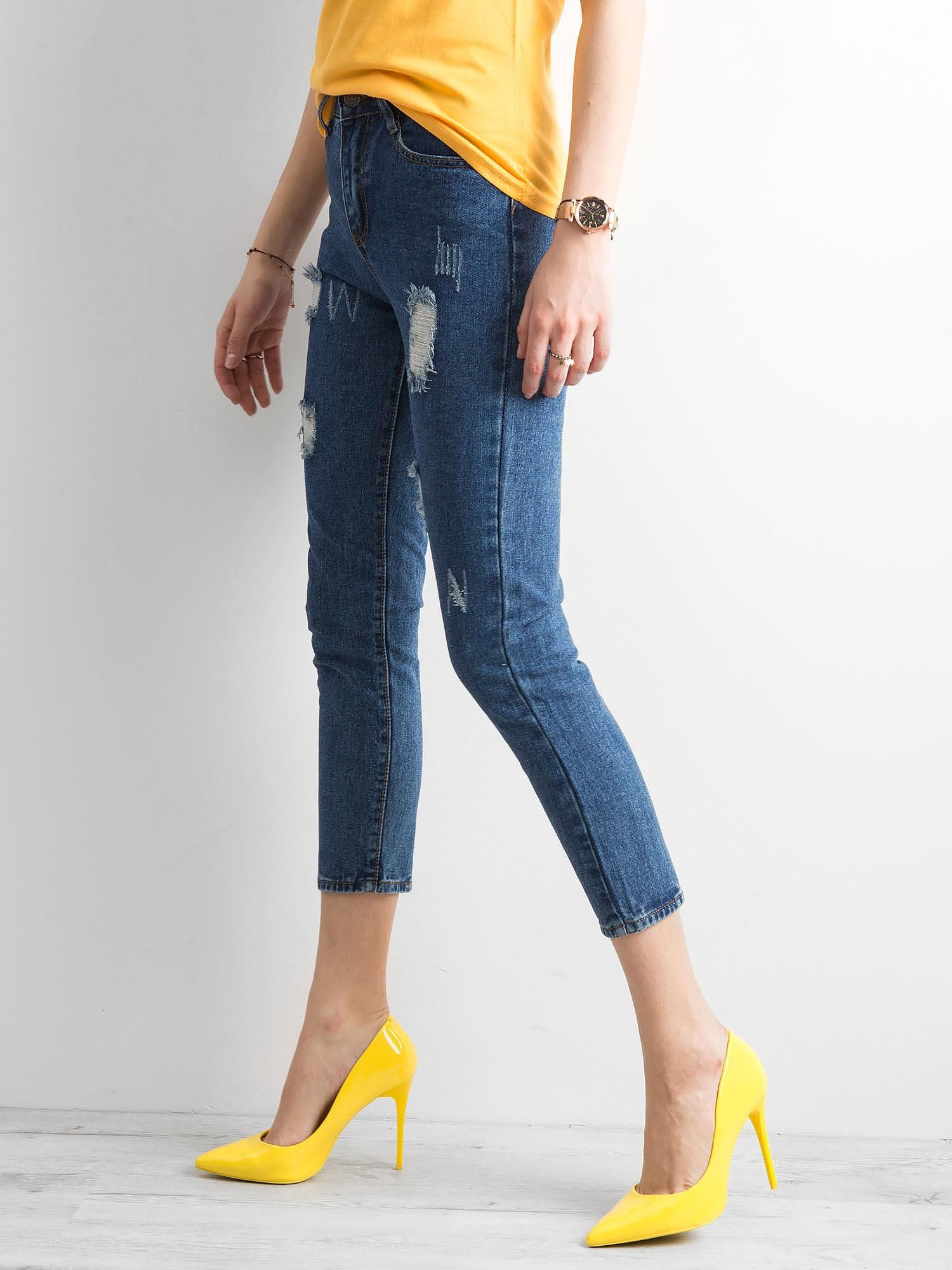 Spodnie jeans Ciemny niebieski
