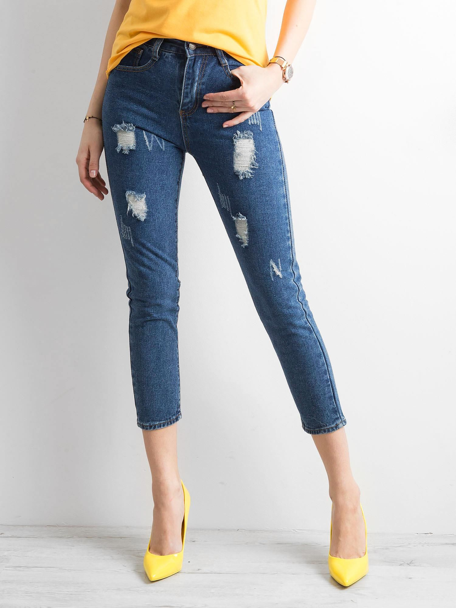 Spodnie jeans Ciemny niebieski