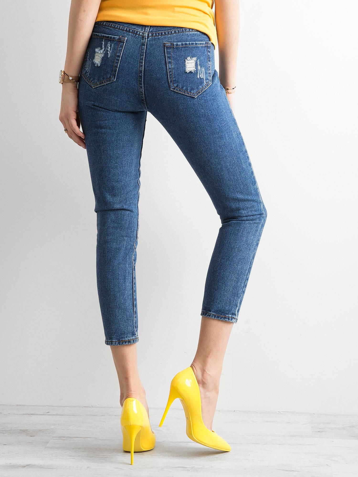 Spodnie jeans Ciemny niebieski