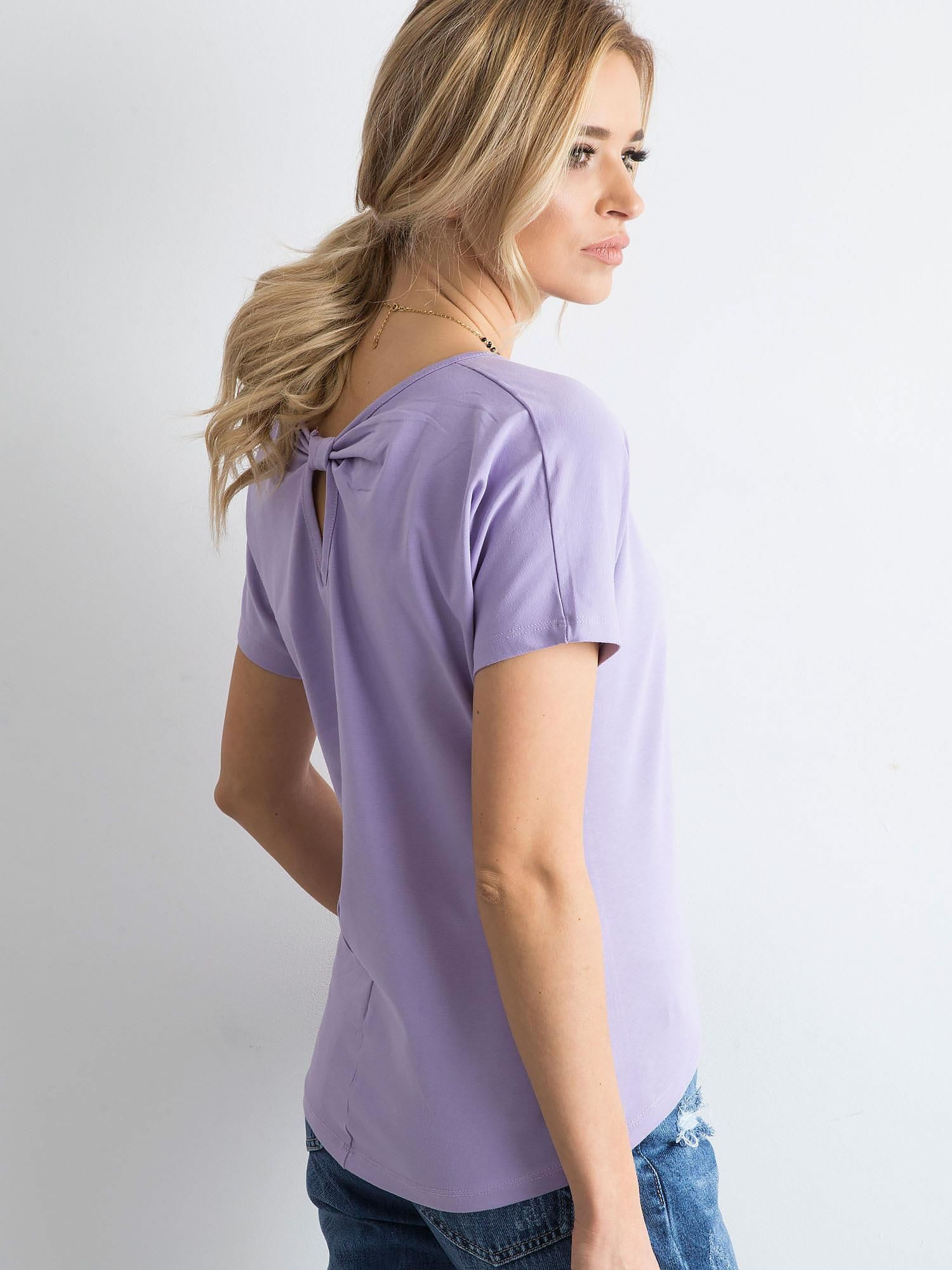 T-shirt Jasny fioletowy