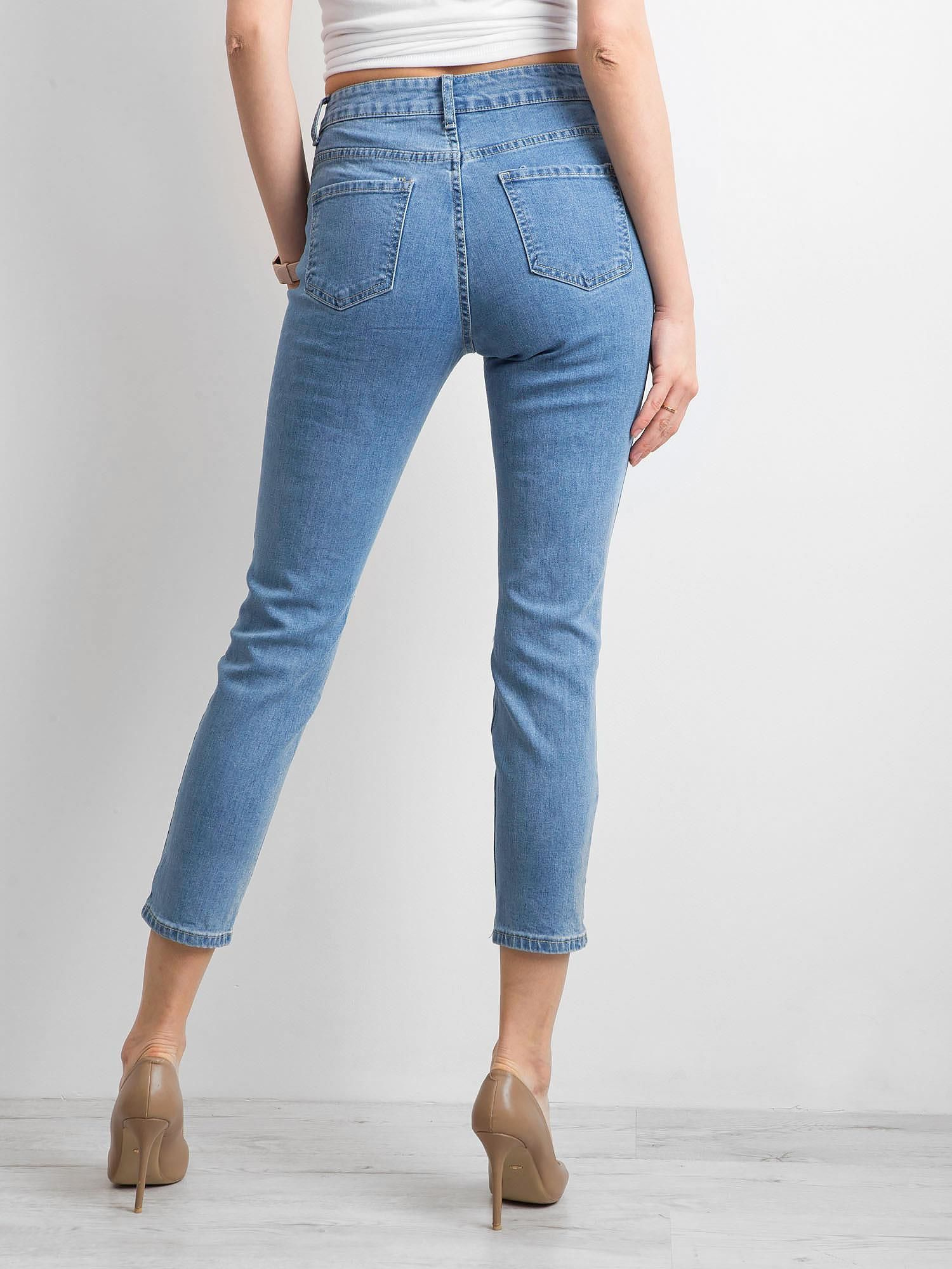 Spodnie jeans Niebieski
