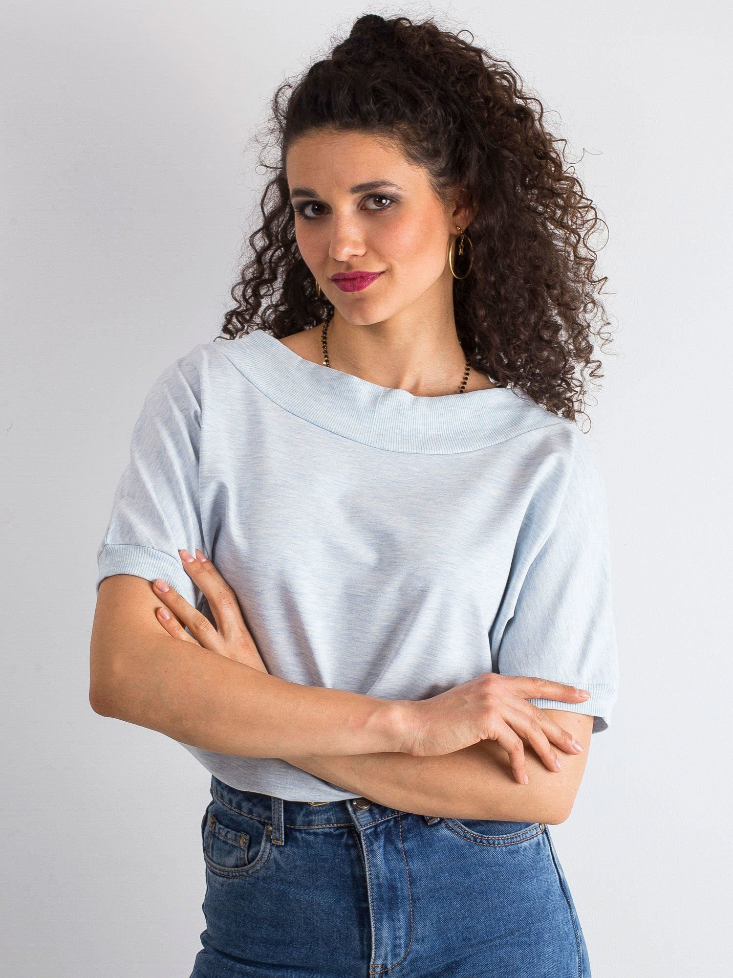 Bluzka Jasny niebieski