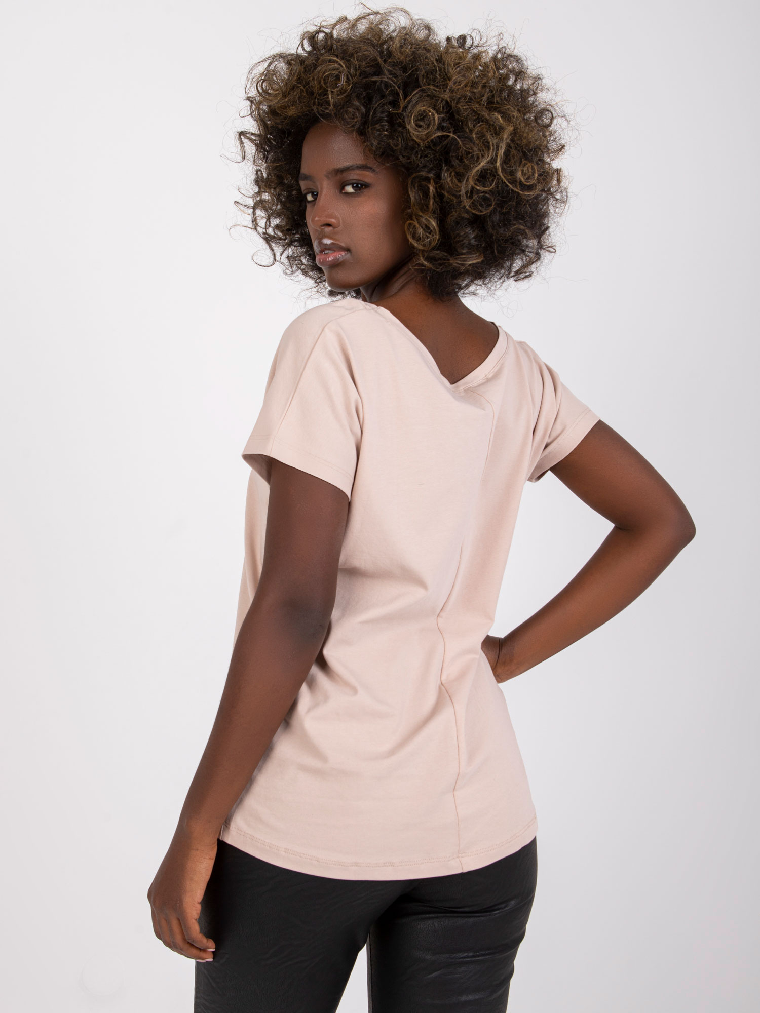T-shirt Beżowy