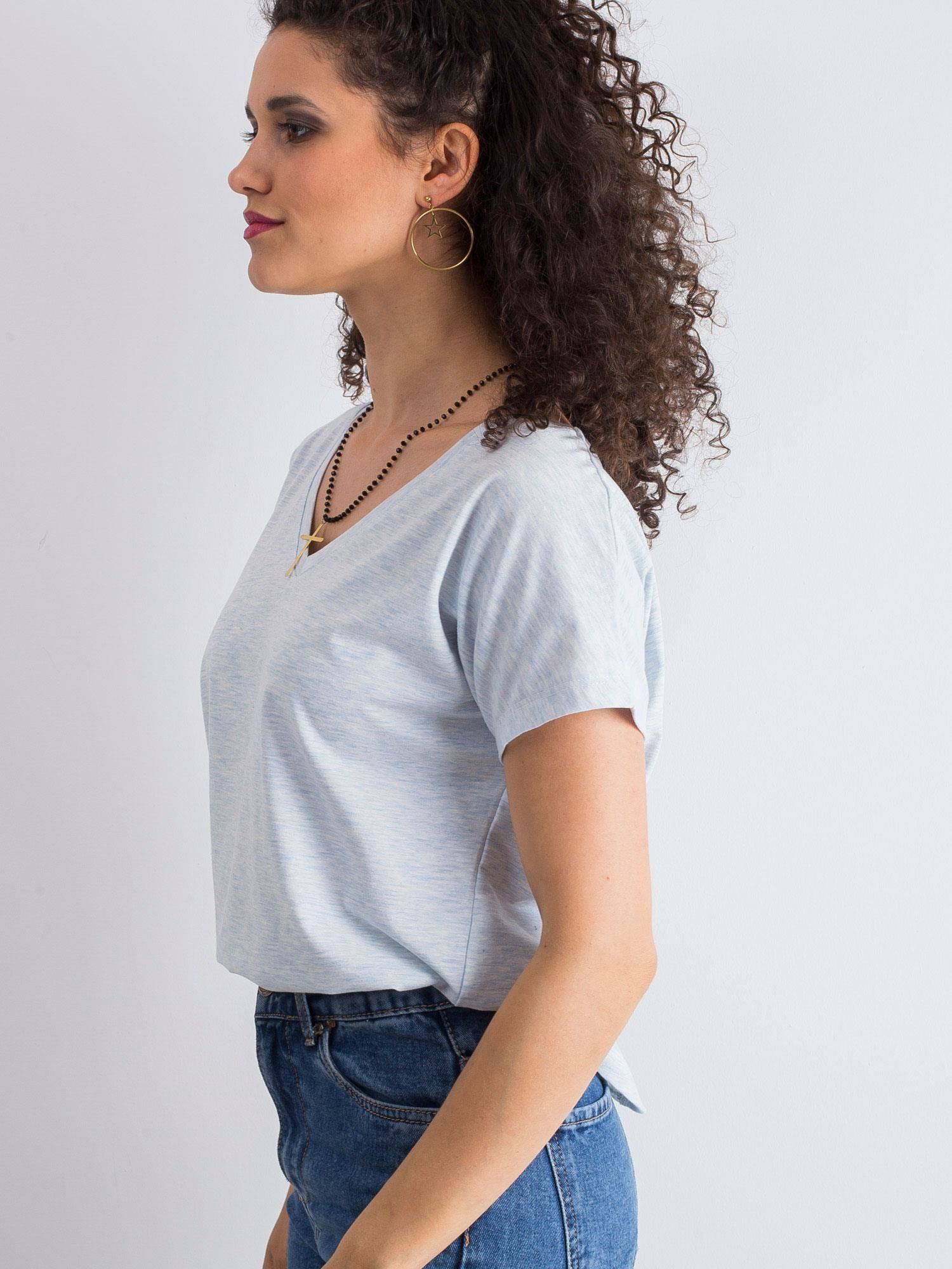 T-shirt Jasny niebieski