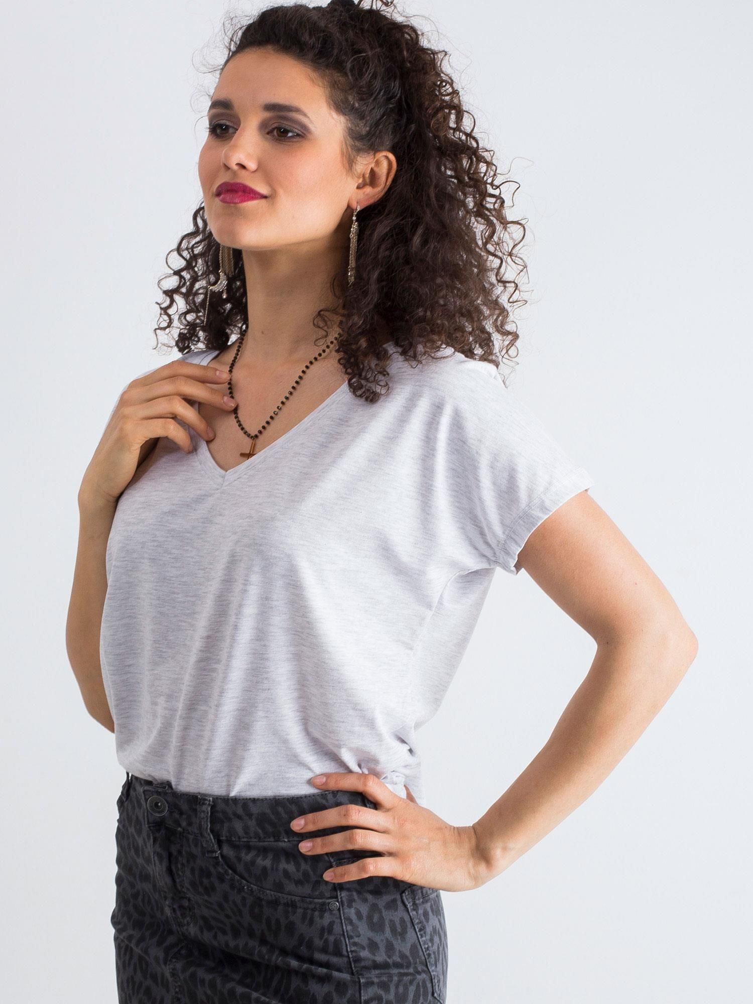 T-shirt Jasny szary