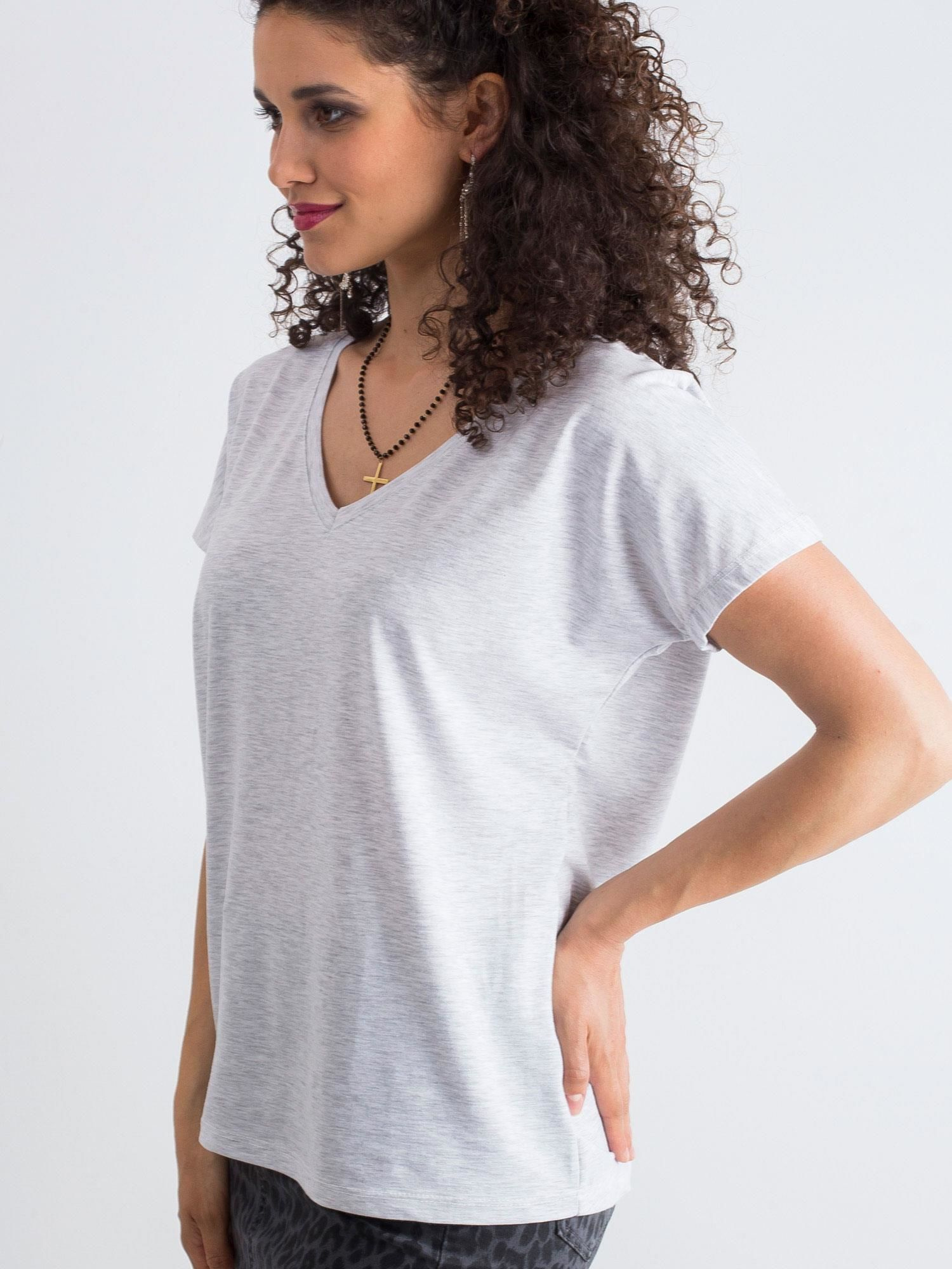 T-shirt Jasny szary
