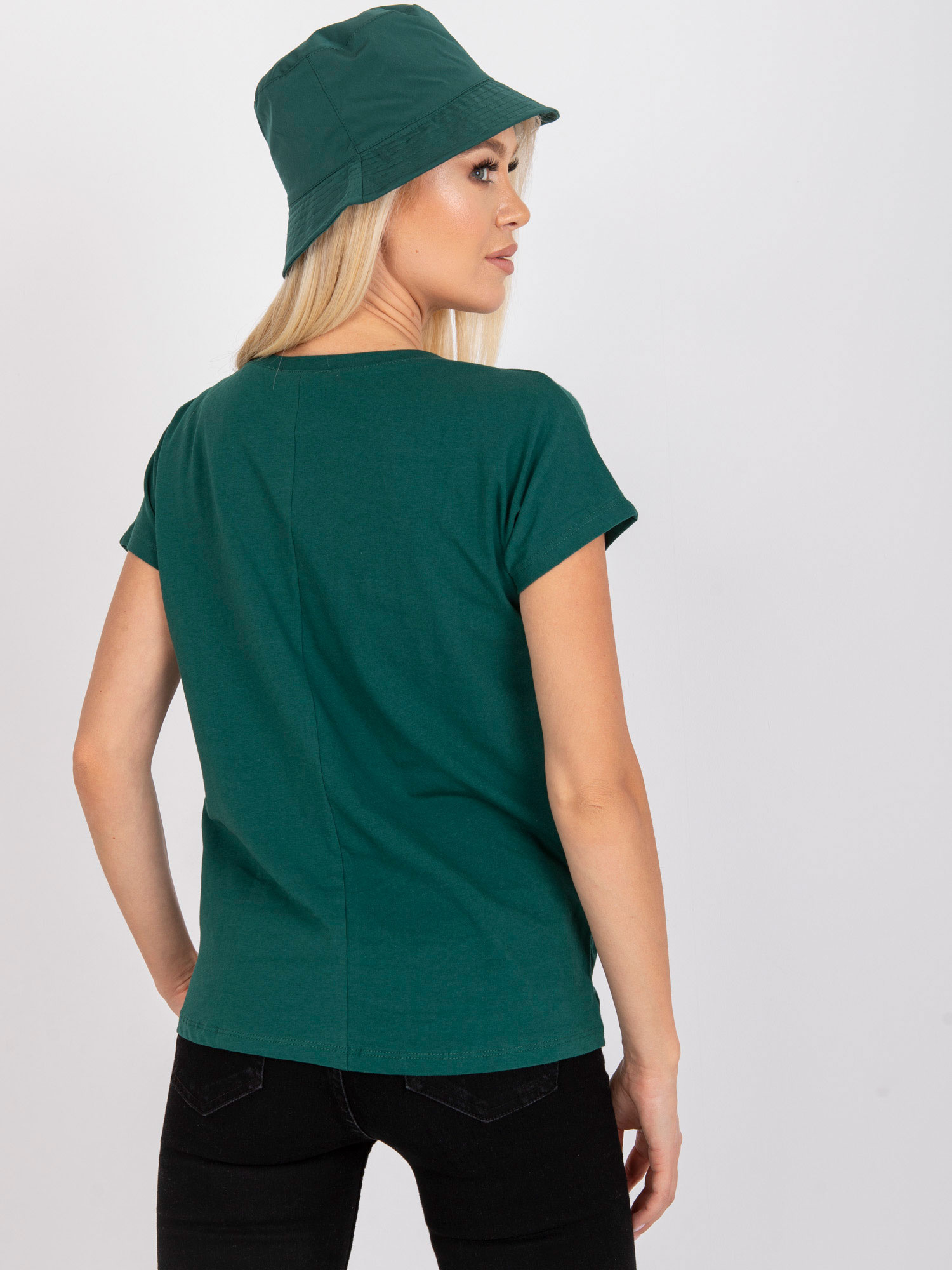 T-shirt Ciemny zielony