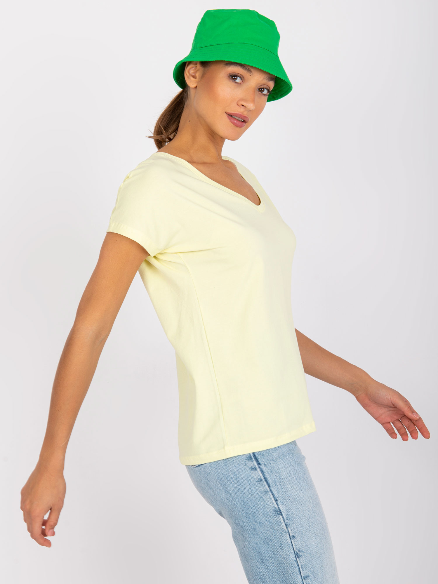 T-shirt Jasny żółty