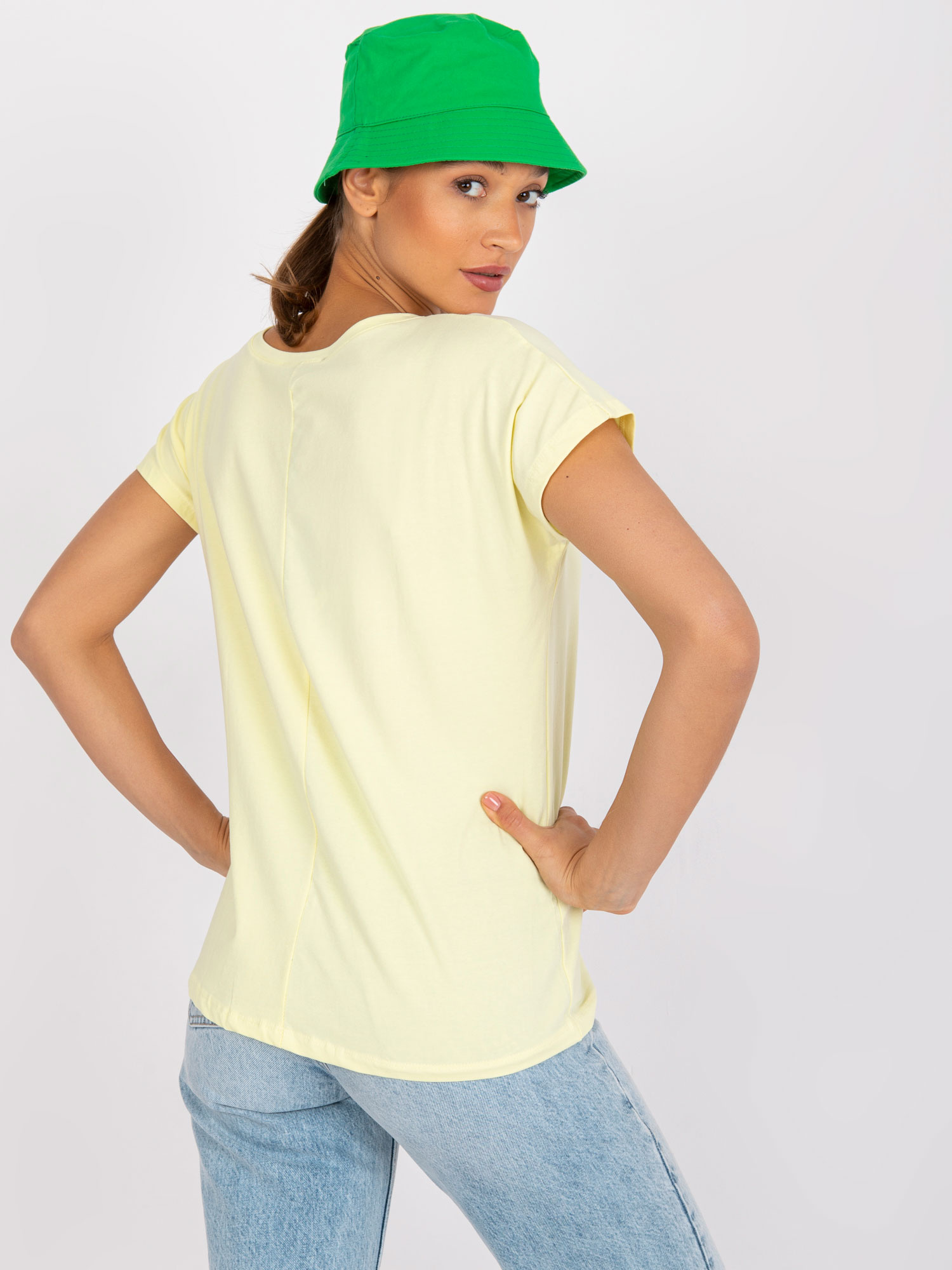T-shirt Jasny żółty